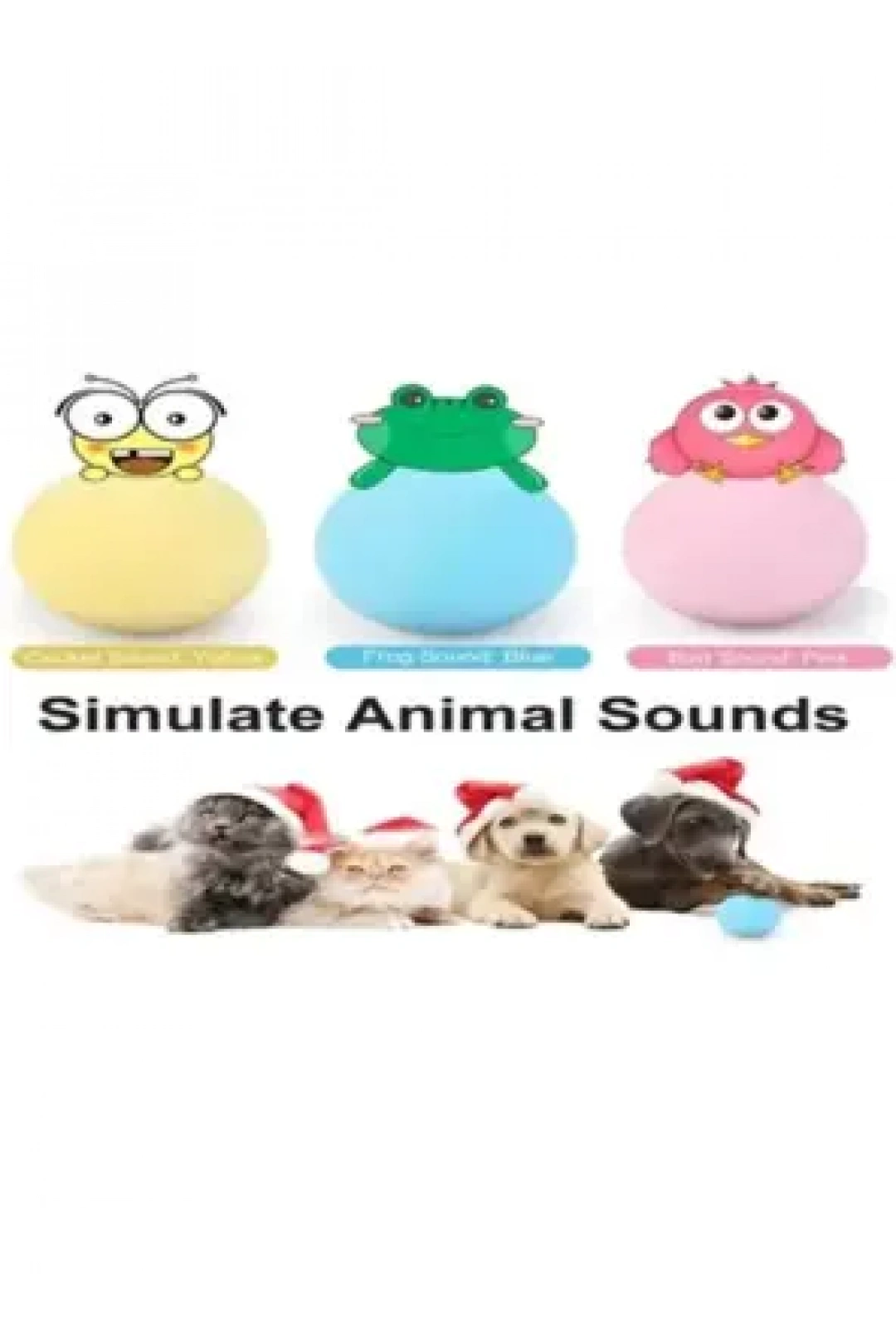 Catnip Otlu Pilli 3 Sesli İnteraktif Oyun Topu