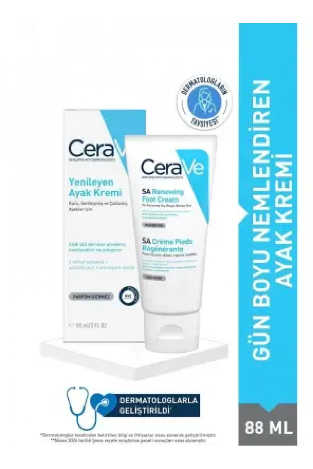 CeraVe SA Yenileyici Ayak Kremi 88 ml