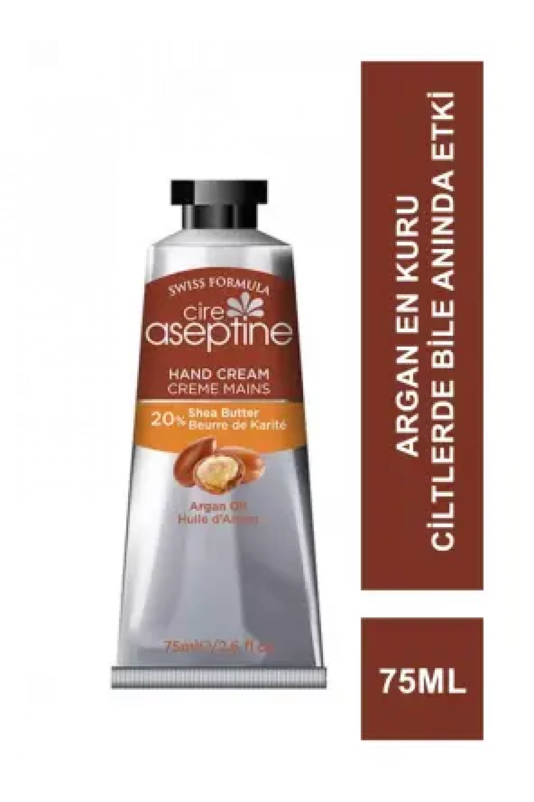 Cire Aseptine %20 Shea Butter El Kremi Argan 75 ml