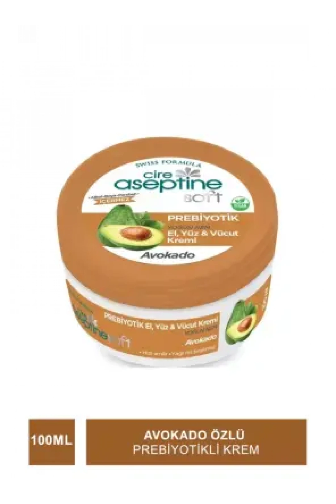 Cire Aseptine Soft Avokado Özlü Yoğun Nemlendirici Prebiyotikli Krem 100 ml