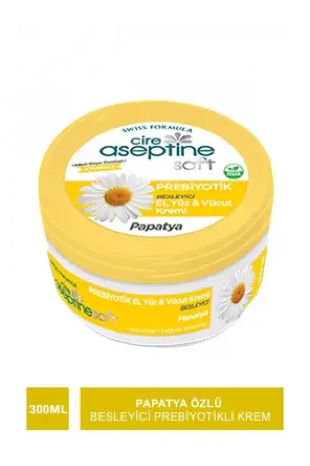 Cire Aseptine Soft Papatya Özlü Besleyici Prebiyotikli Krem 300 ml