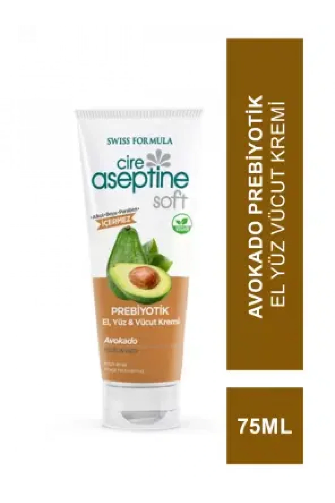 Cire Aseptine Soft Prebiyotik El Yüz Vücut Kremi Avokado 75 Ml