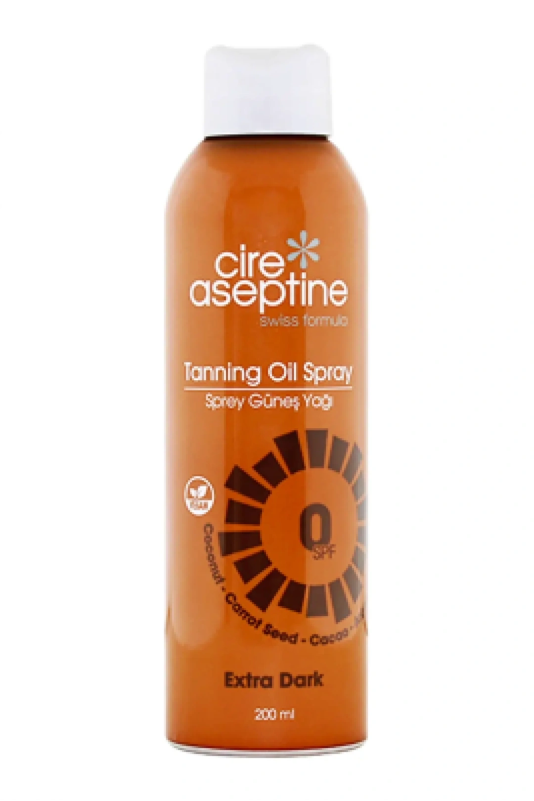 Cire Aseptine Spf0 Güneş Yağı Spreyi - Extra Koyu 200ml