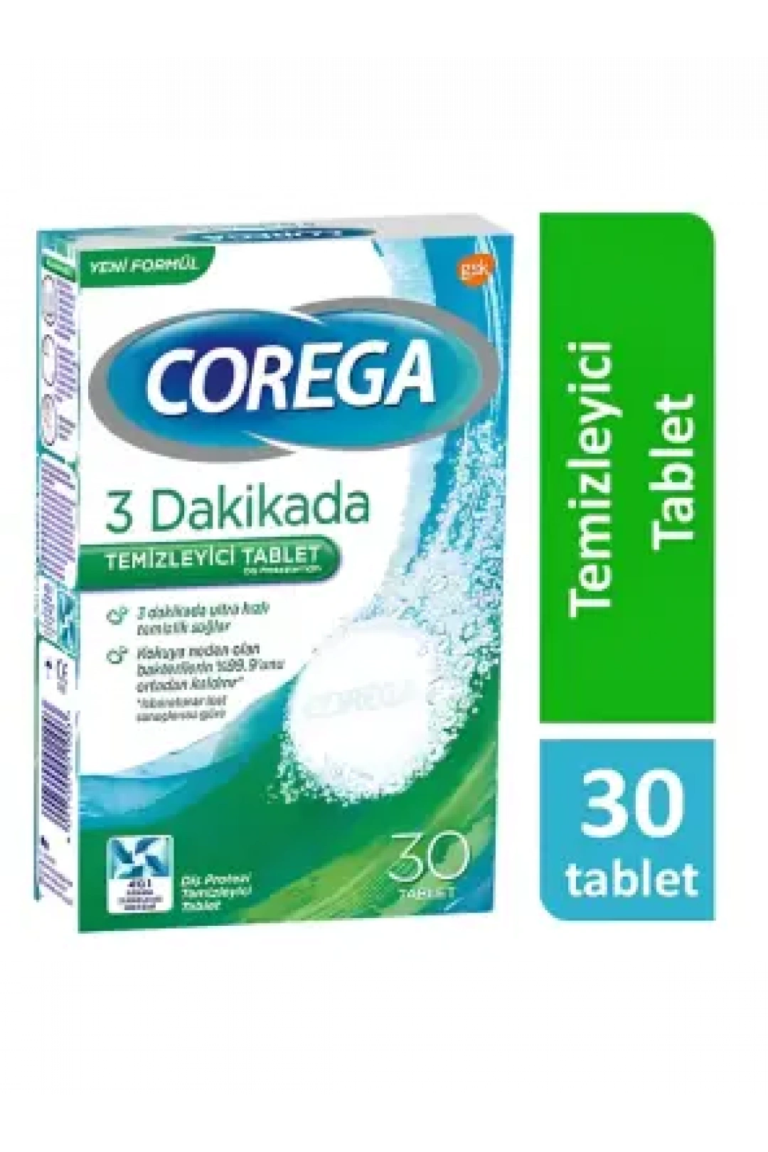 Corega Diş Protezi Temizleyici 30 Tablet