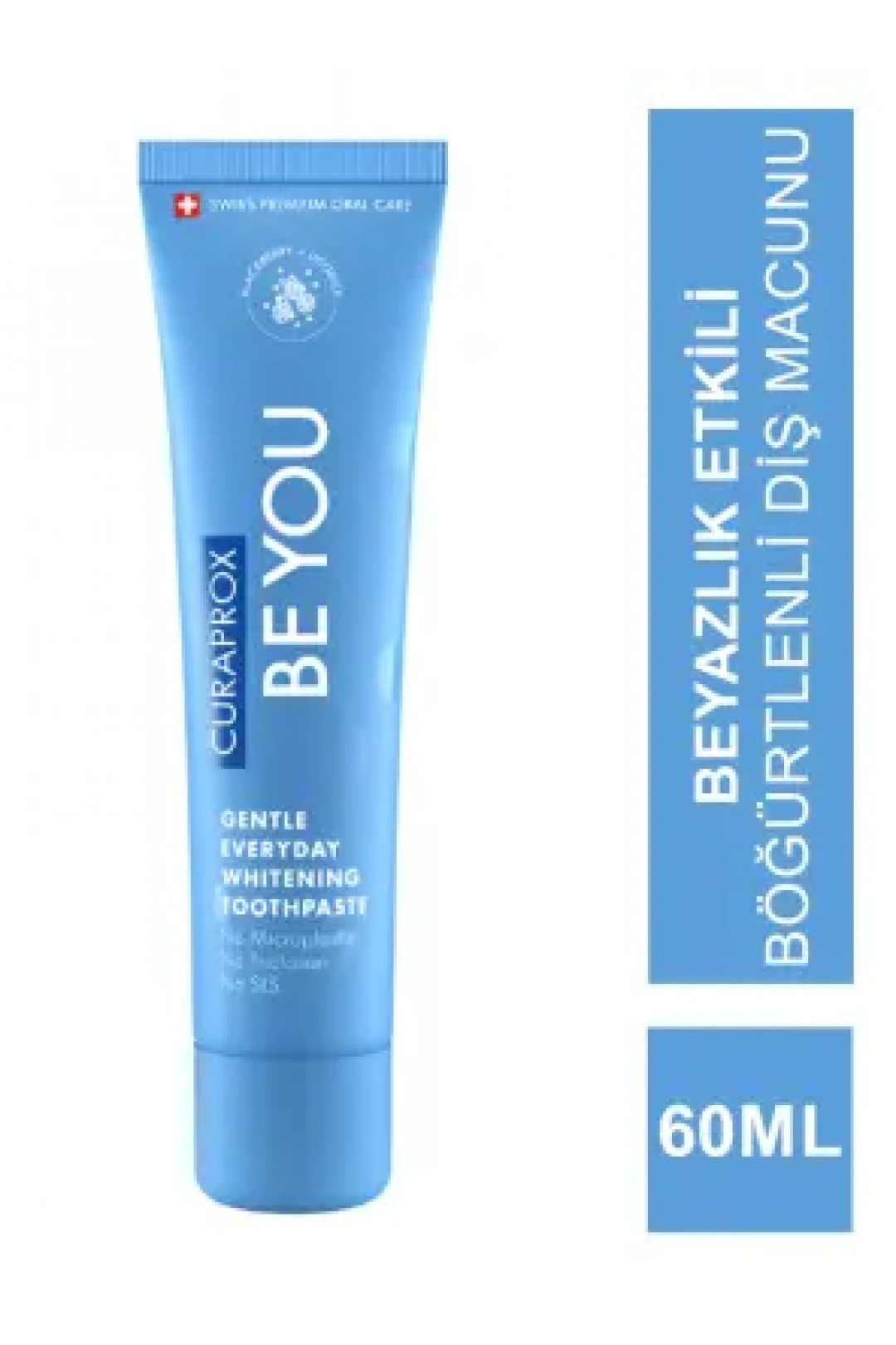 Curaprox Be You Beyazlatıcı - Böğürtlen - Meyankökü - Diş Macunu - Blue 60 ml