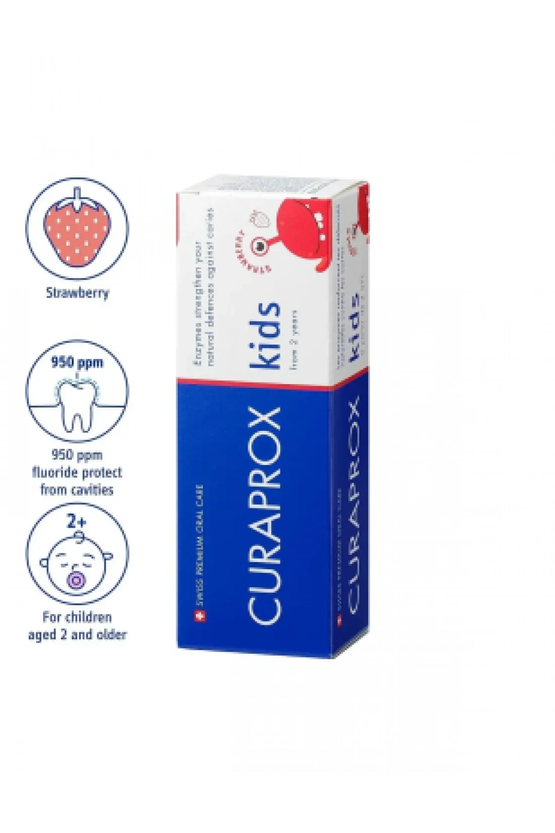 Curaprox Enzycal Kids Çilek 950 Diş Macunu 60ml