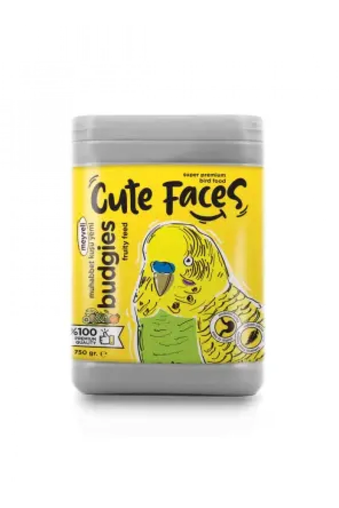 Cute Faces Meyveli Muhabbet Yemi 750 Gr