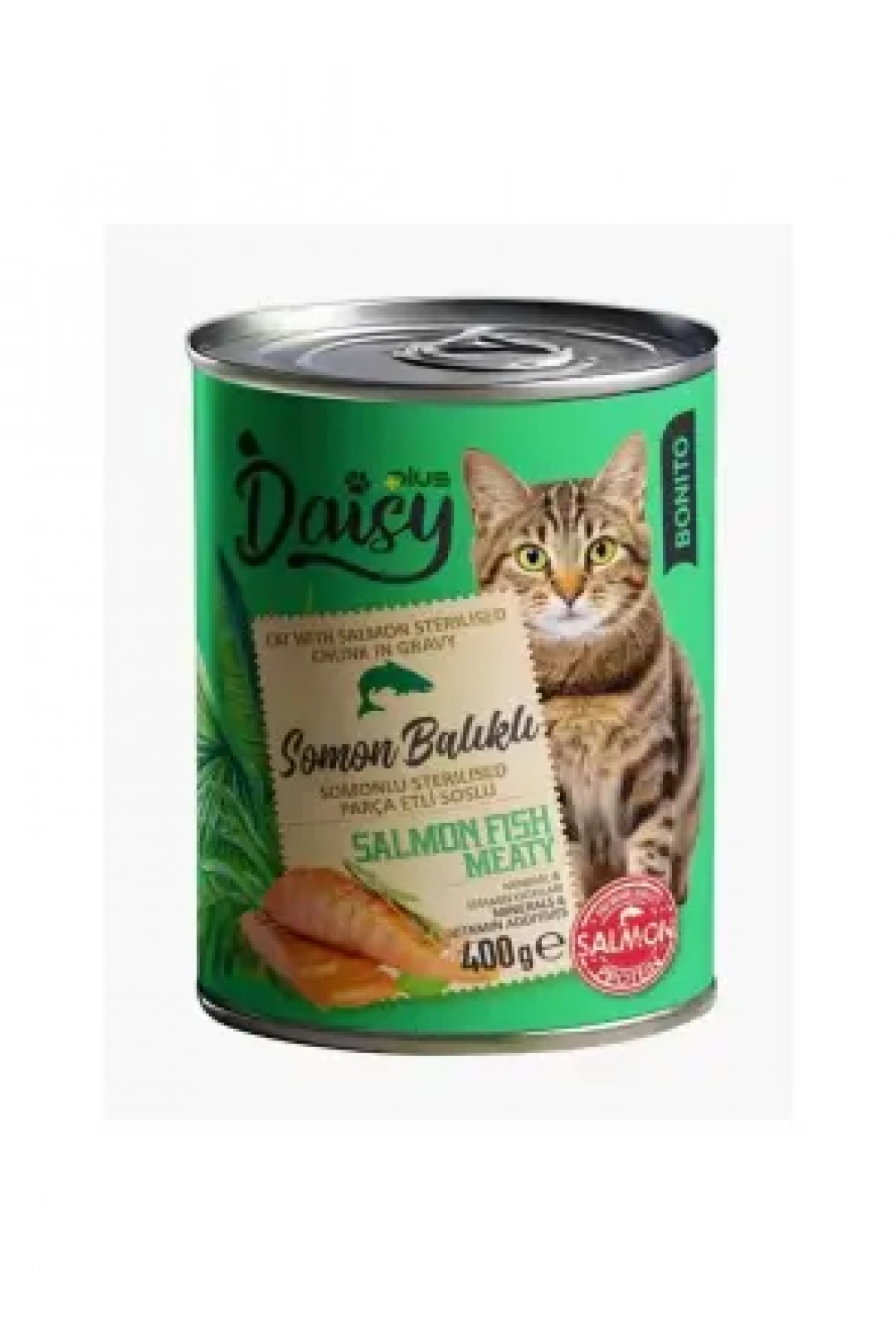 Daisy Plus Bonito Steril Somonlu Kedi Konservesi 400 Gr