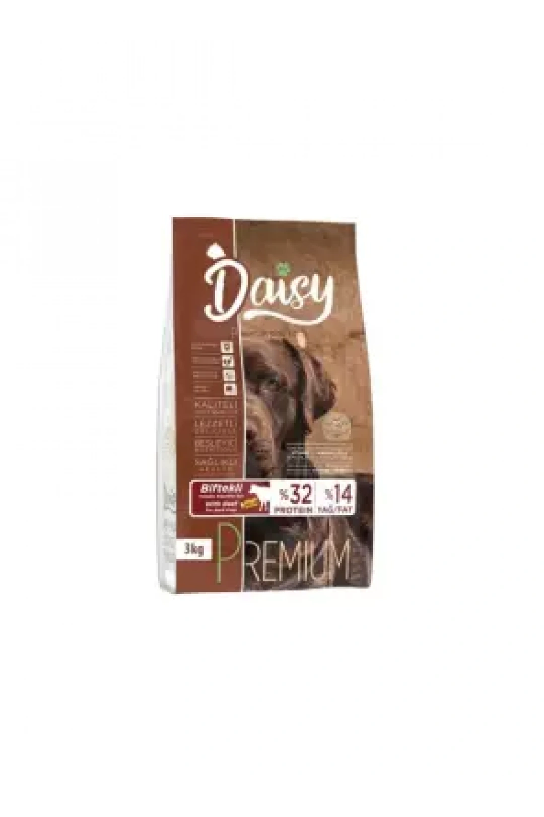Daisy Premium Biftekli High Energy Yetişkin Köpek Maması 3 Kg