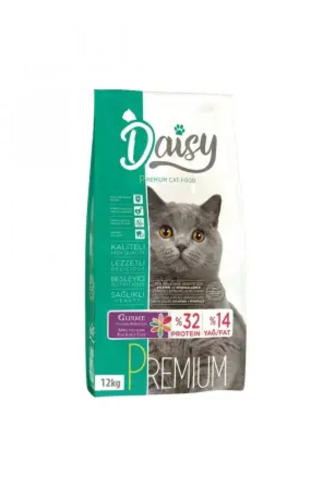 Daisy Premium Multicolor Kedi Maması 12 Kg