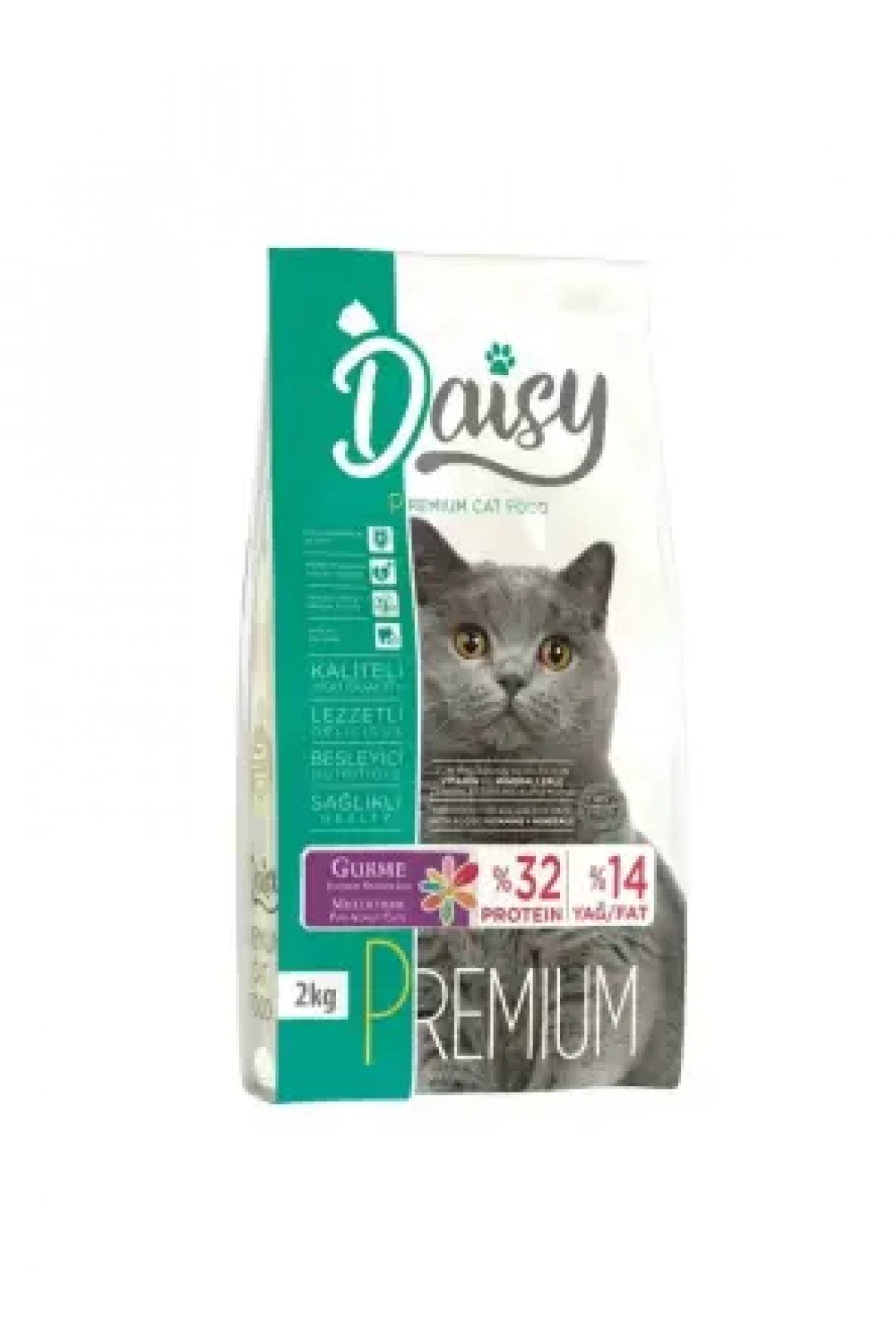 Daisy Premium Multicolor Kedi Maması 2 Kg
