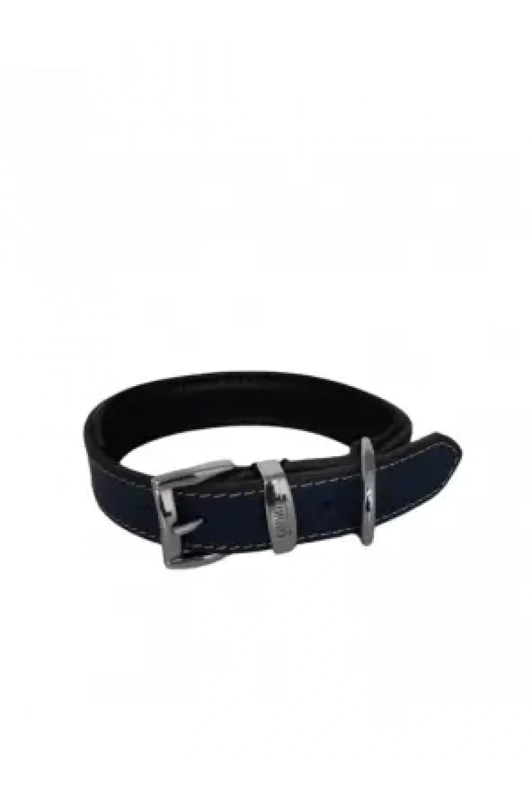 Daisy Yağlı Deri Köpek Tasması XL-4cm Lacivert