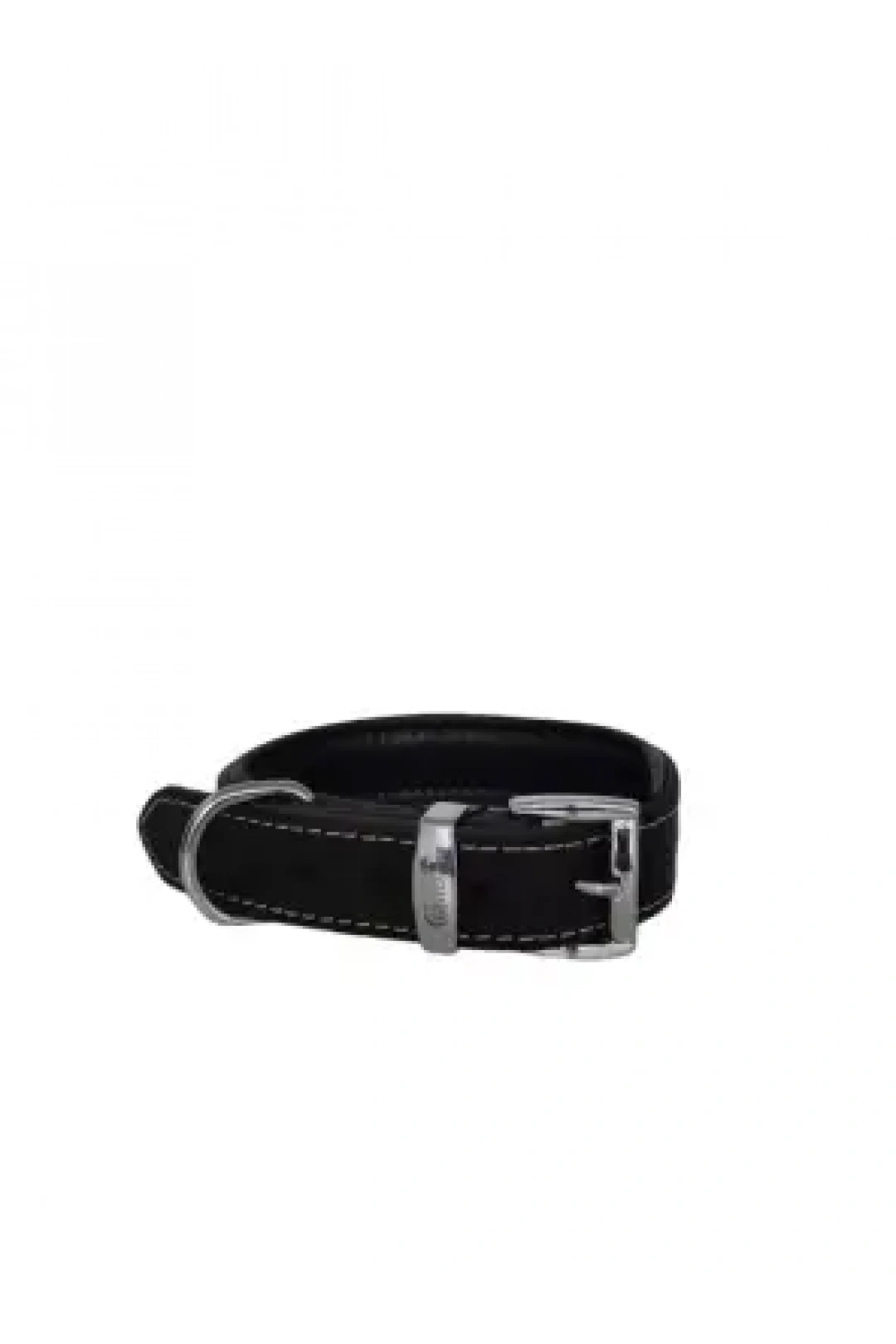 Daisy Yağlı Deri Köpek Tasması XS-2cm Siyah