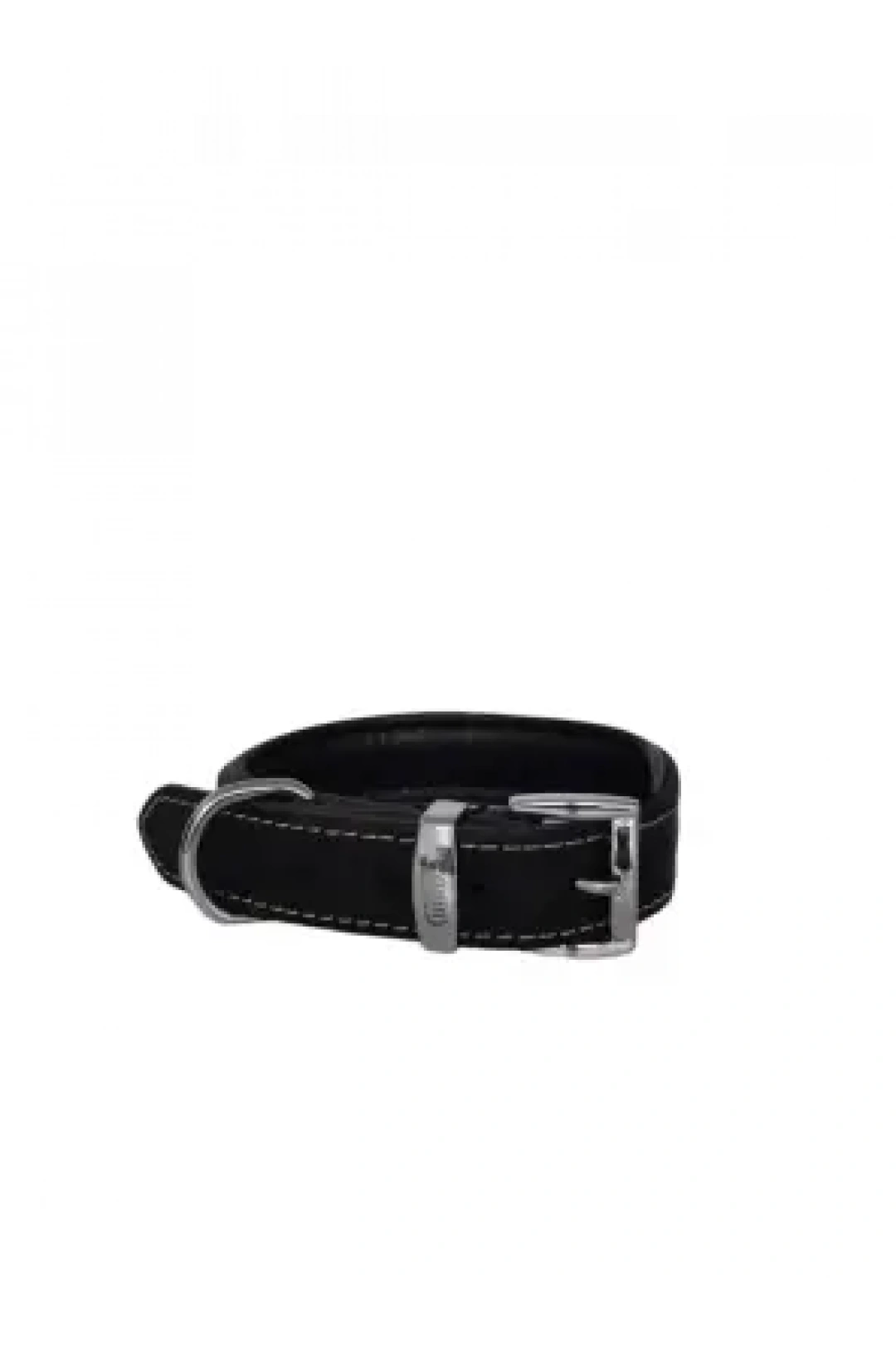 Daisy Yağlı Deri Köpek Tasması XXS-2cm Siyah