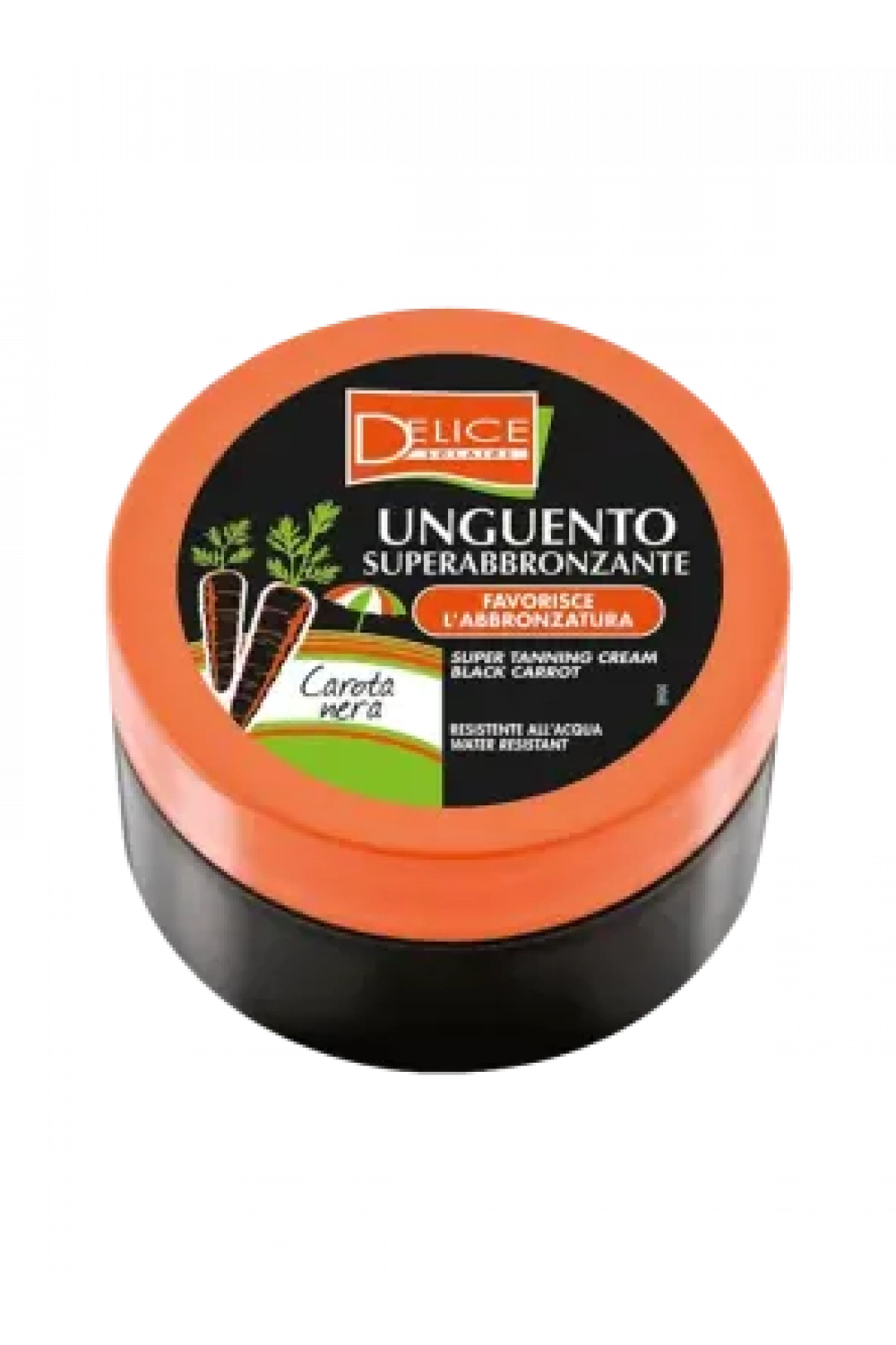 Delice Solaire Siyah Havuç Yağı Kremi 150 ml
