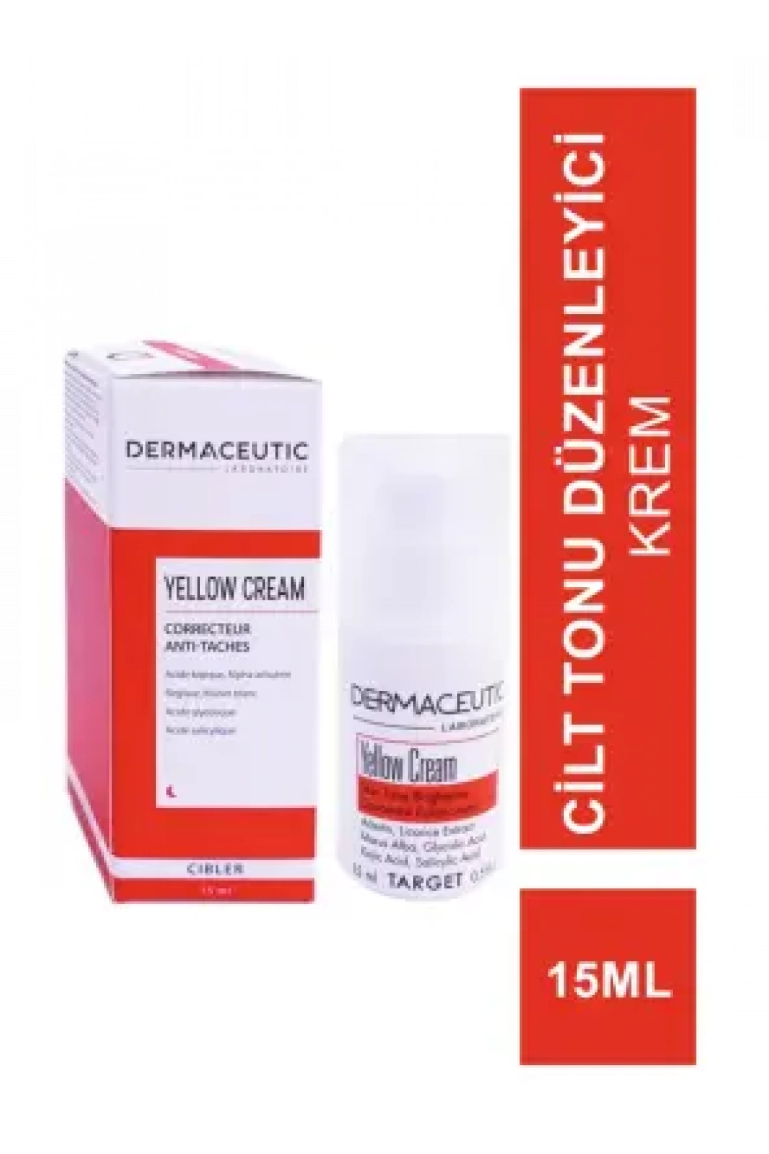 Dermaceutic Yellow Cream 15 ml - Cilt Tonu Düzenleyici Krem