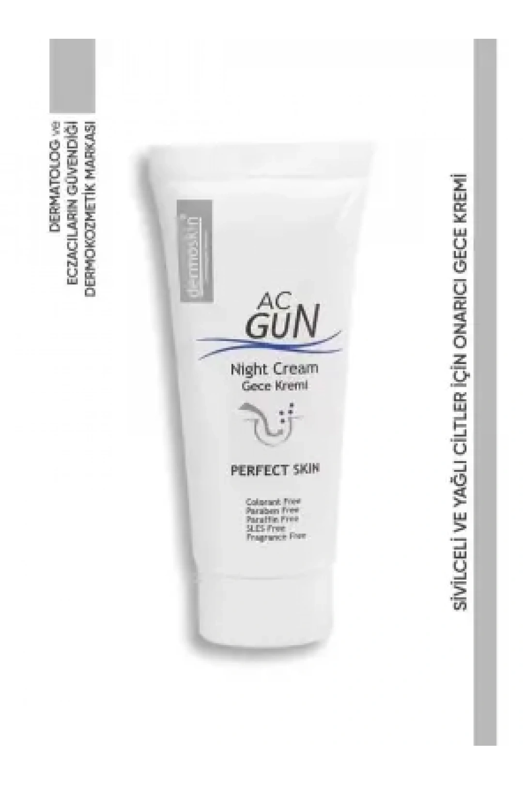 Dermoskin Acnegun Onarıcı Gece Kremi 30 ml