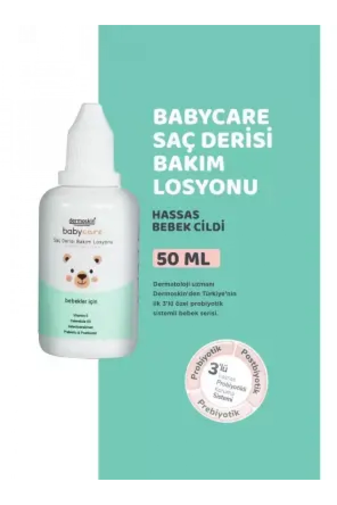 Dermoskin Babycare Saç Derisi Bakım Losyonu 50 ml