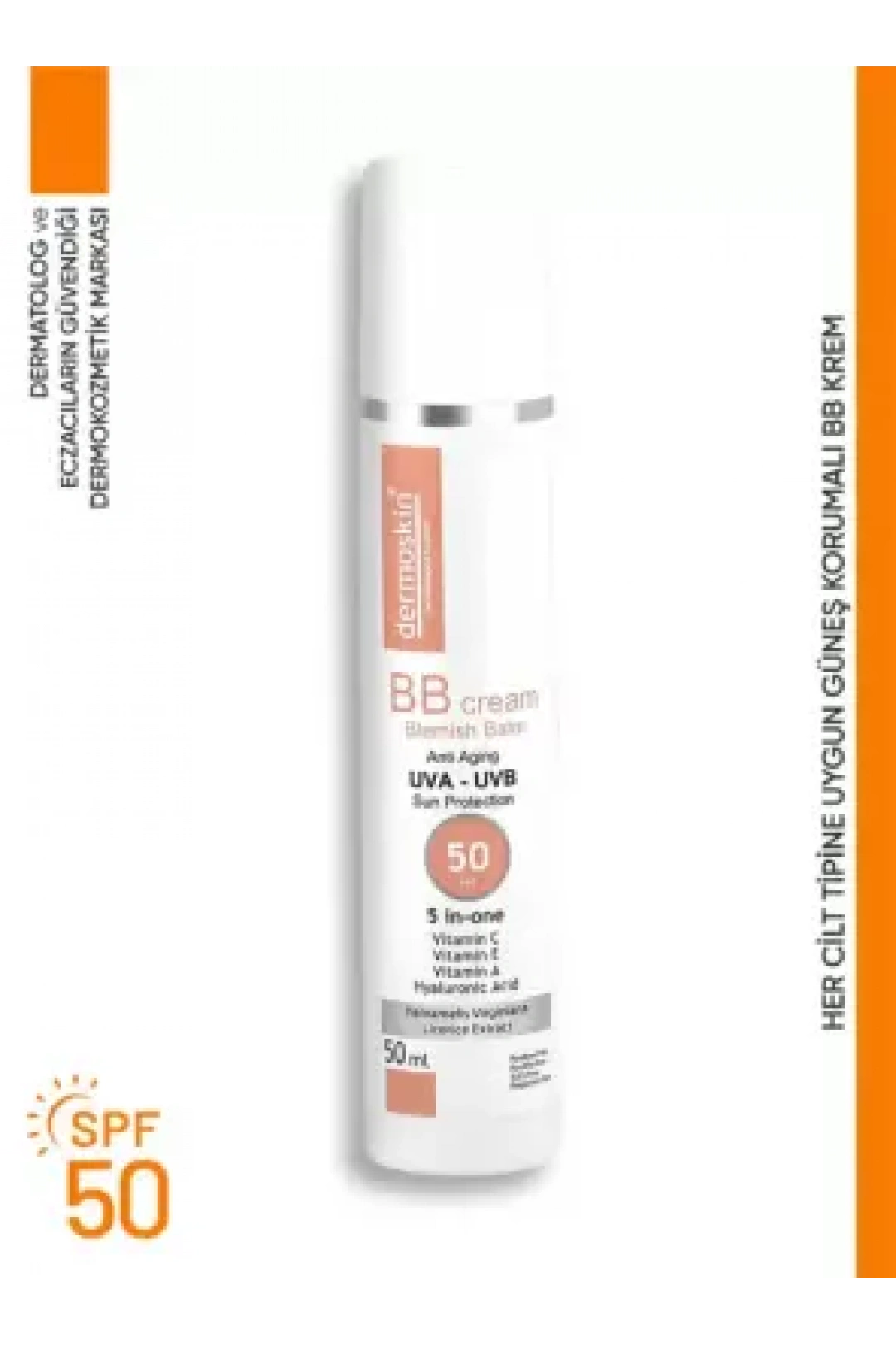 Dermoskin BB Cream SPF 50+ 50 ml