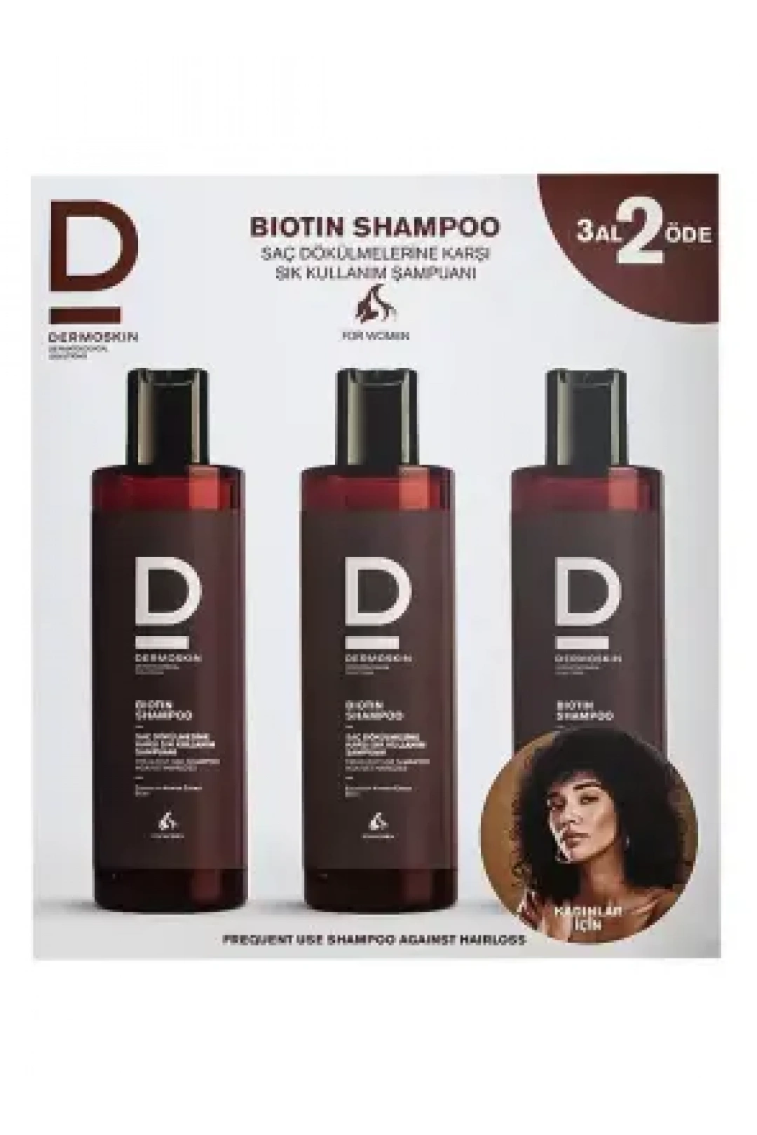 Dermoskin Biotin Şampuan Kadın 200 ml 3 Al 2 Öde