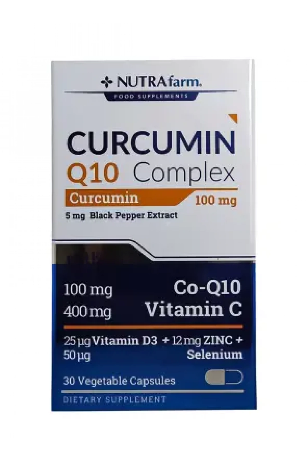 Dermoskin NutraFarm Curcumin 100mg Q10 Complex 30 Kapsül