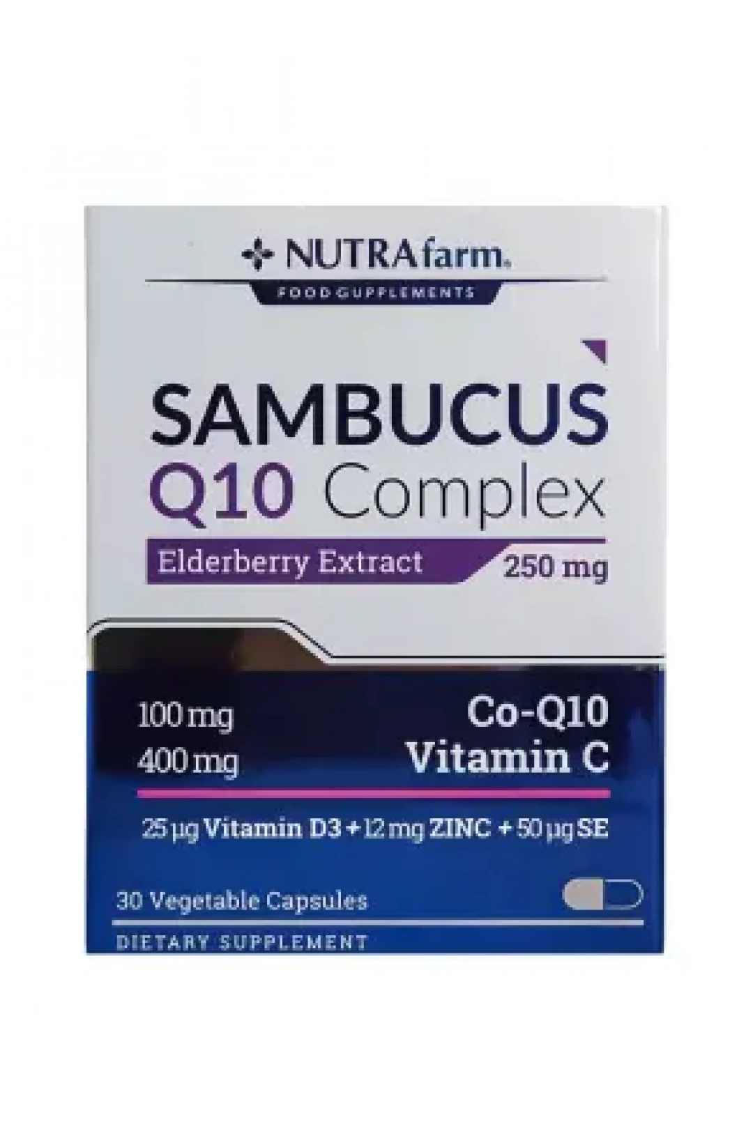 Dermoskin Nutrafarm Sambucus Q10 Complex 30 Kapsül