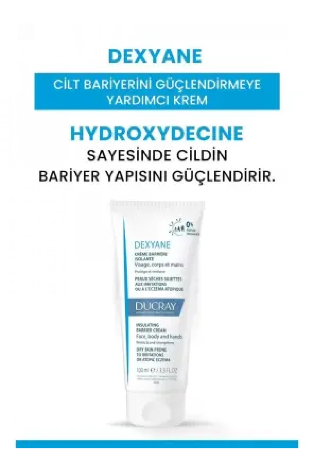 Ducray Dexyane Barrier Cilt Bariyerini Güçlendirmeye Yardımcı Krem 100ml
