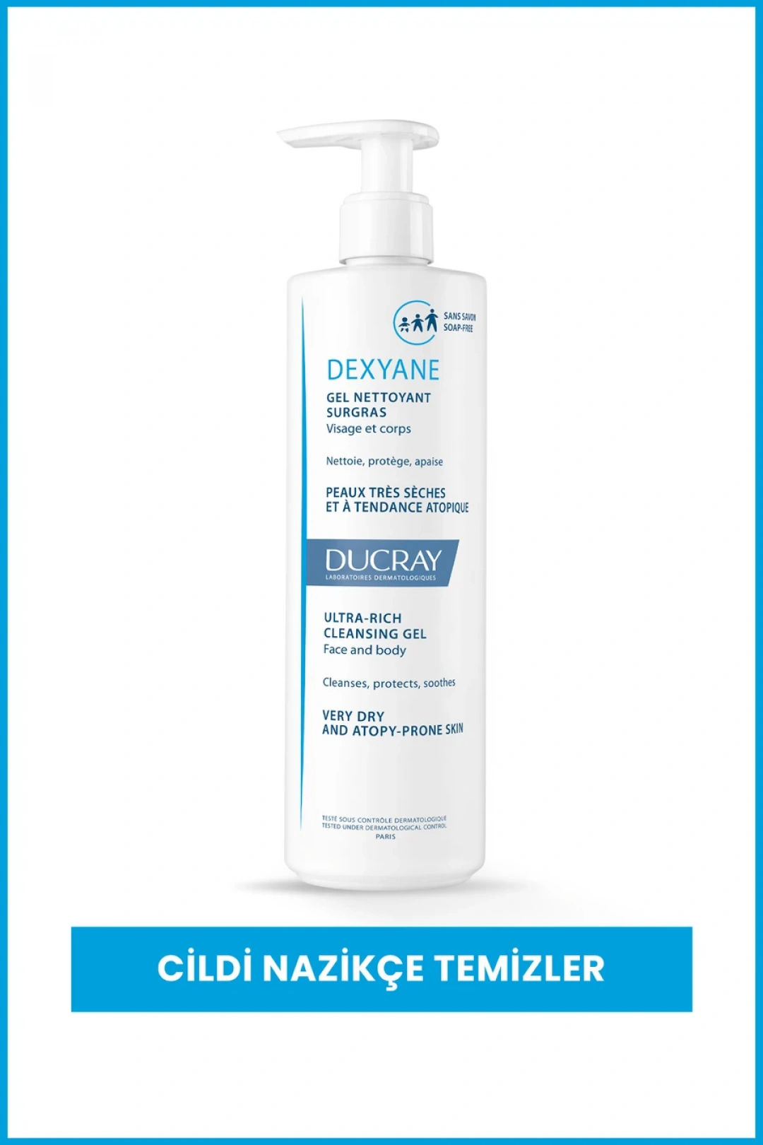 Ducray Dexyane Cildi Yatıştırarak Temizleyen Yıkama Jeli
