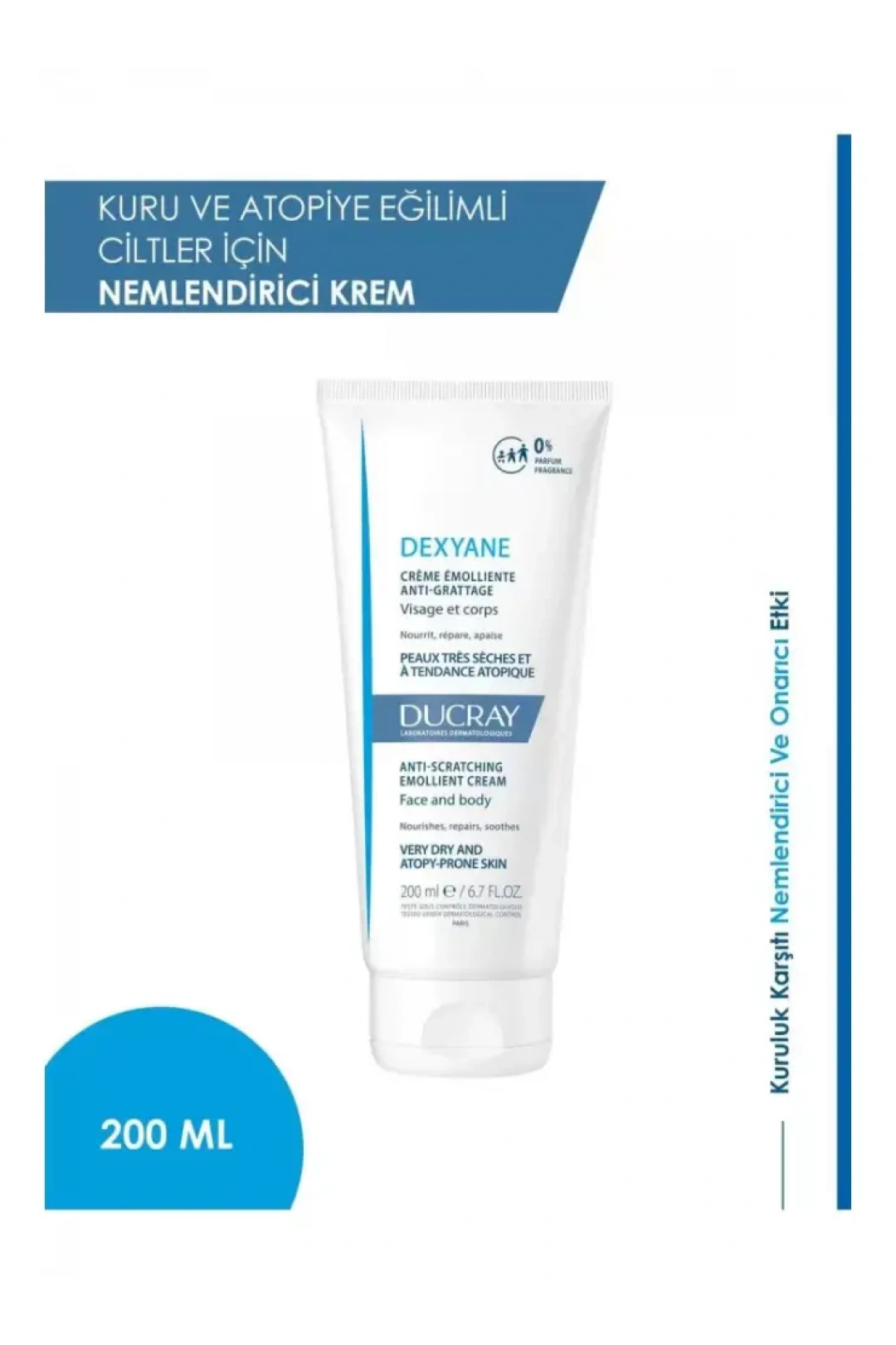 Ducray Dexyane Cilt Bariyerini Beslemeye ve Onarmaya Yardımcı Krem