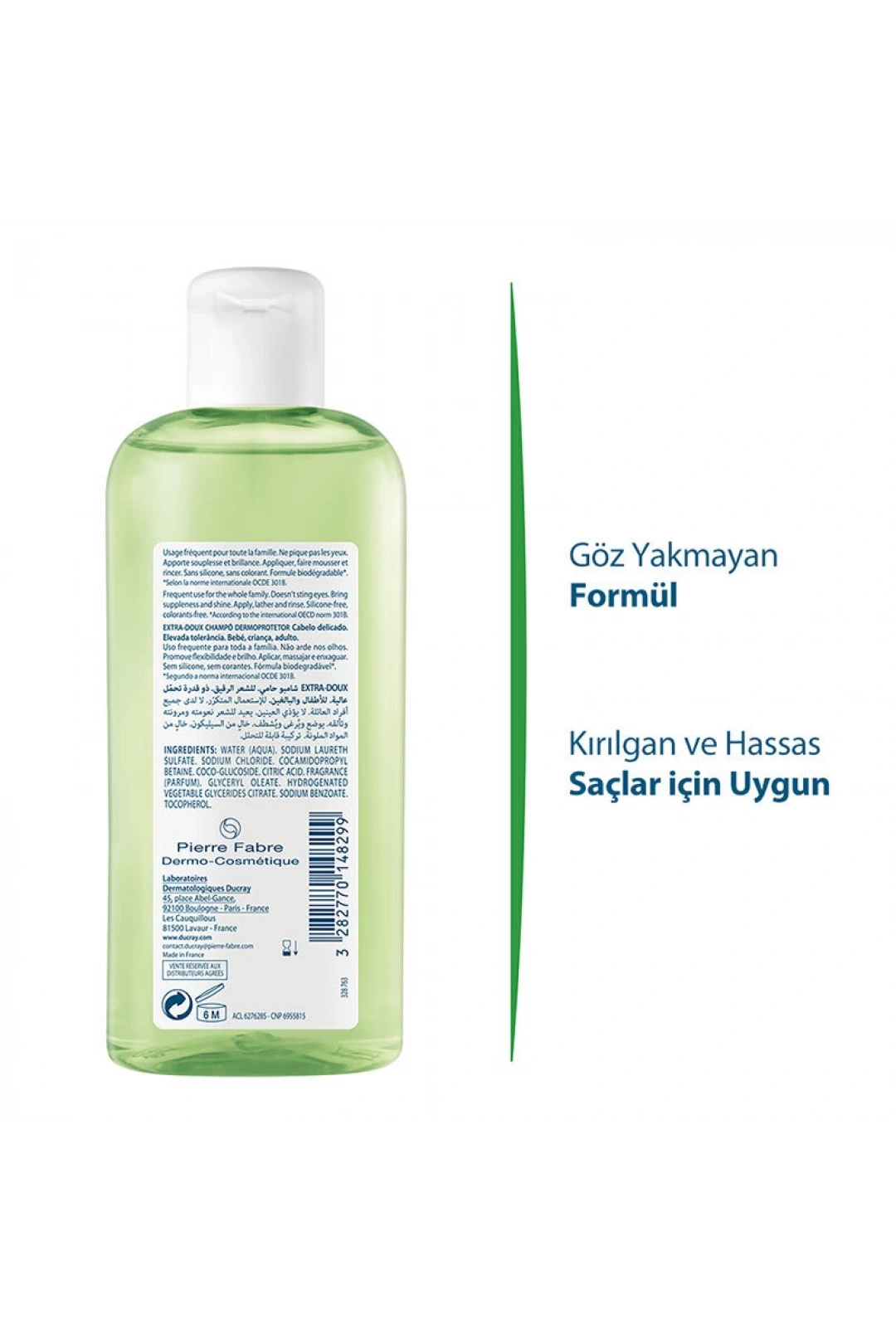Ducray Extra Doux Shampoo Günlük Şampuan