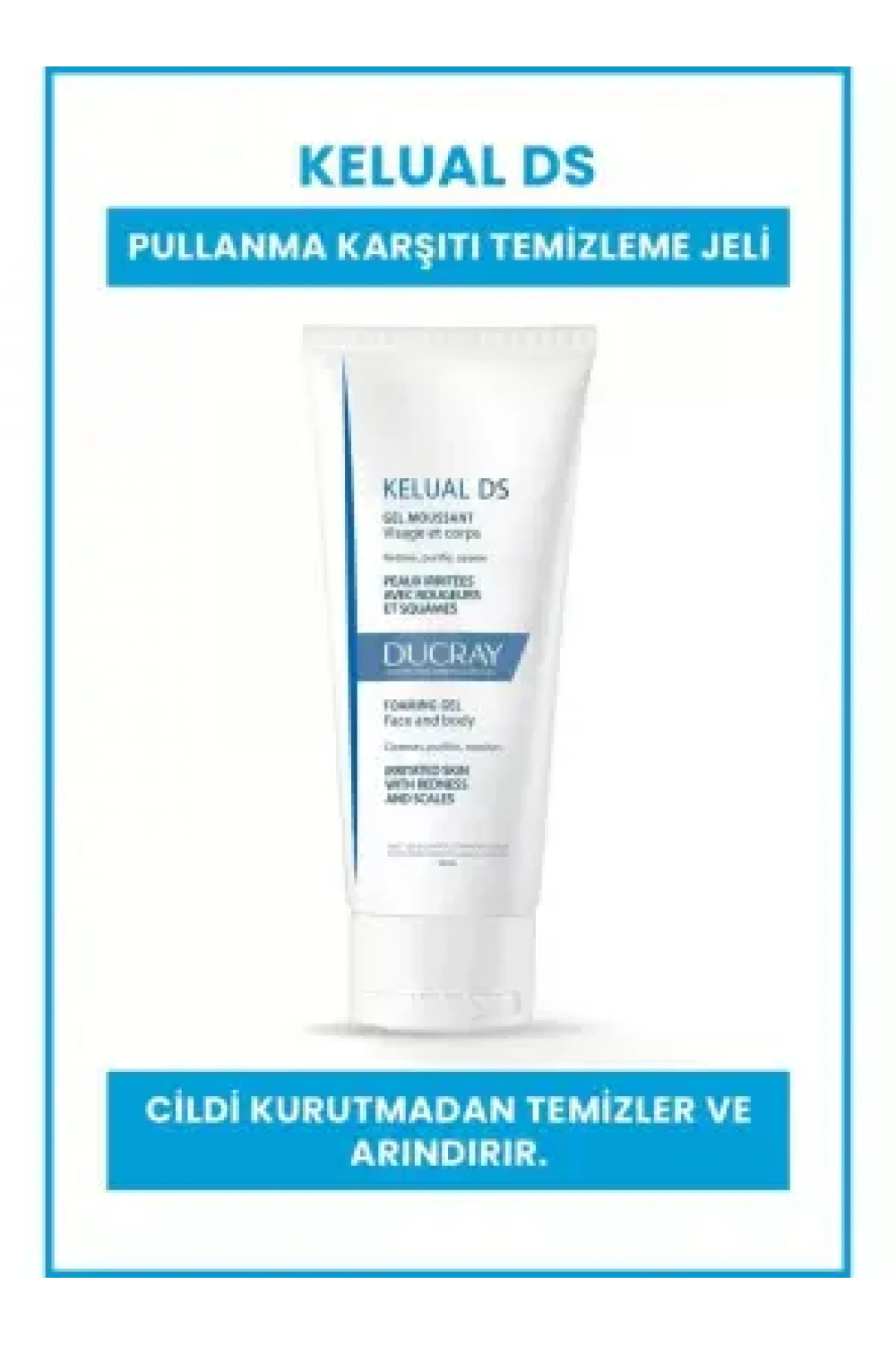 Ducray Kelual DS Gel Pullanma Karşıtı Temizleme Jeli 200 ml