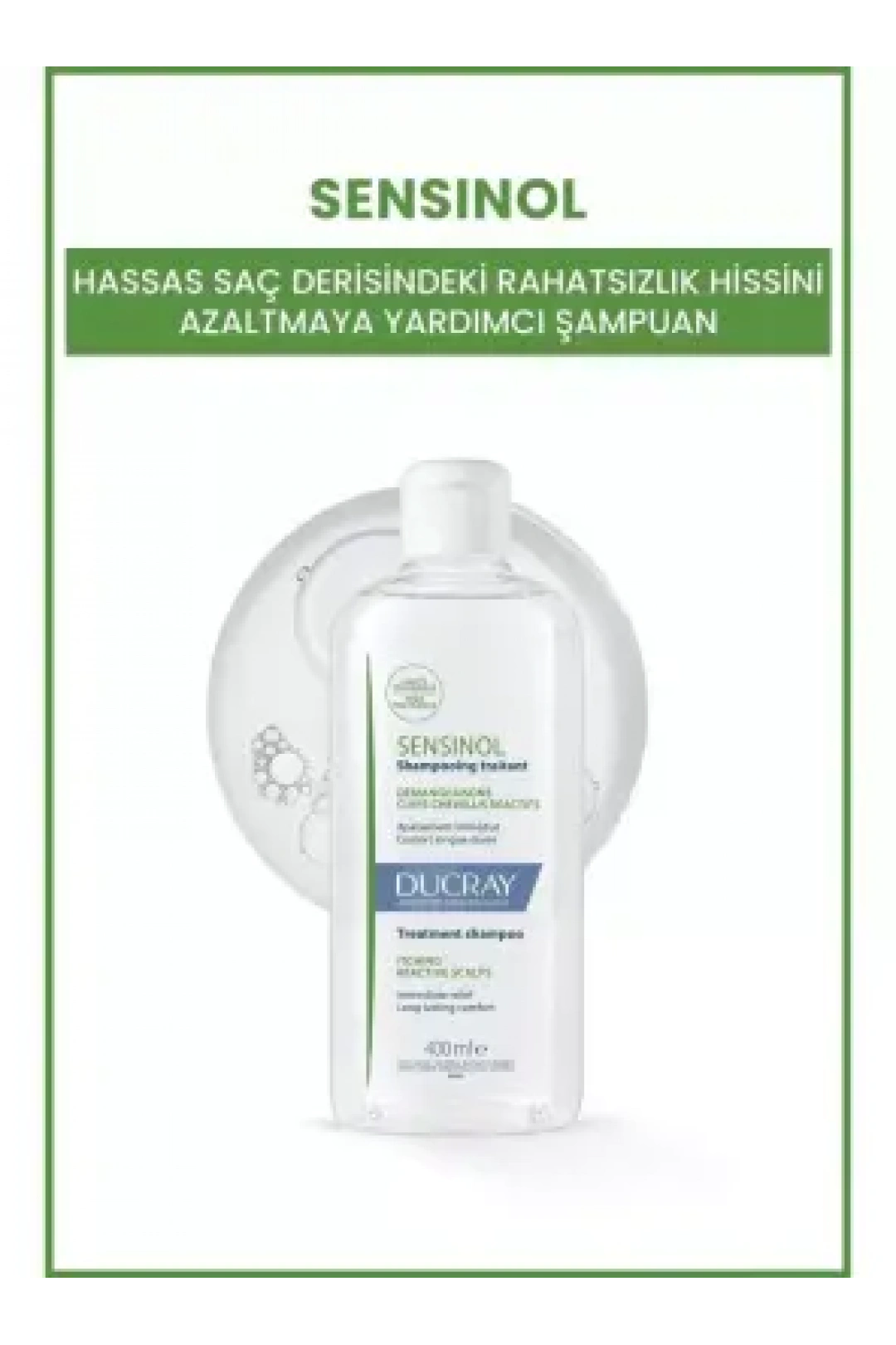 Ducray Sensinol Hassas Saç Derisi İçin Şampuan 400 ml