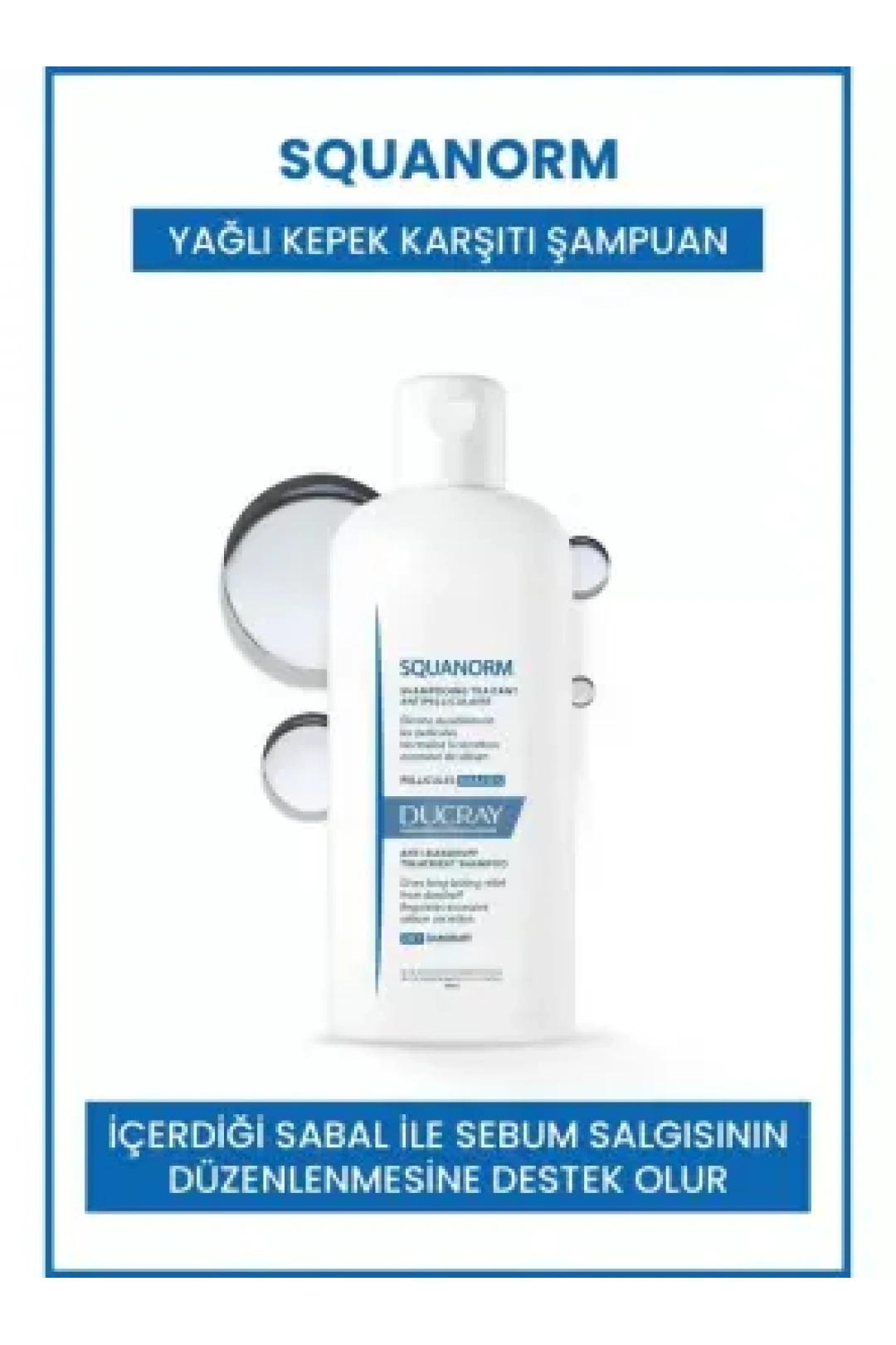 Ducray Squanorm Yağlı Kepek Karşıtı Şampuan 200ml