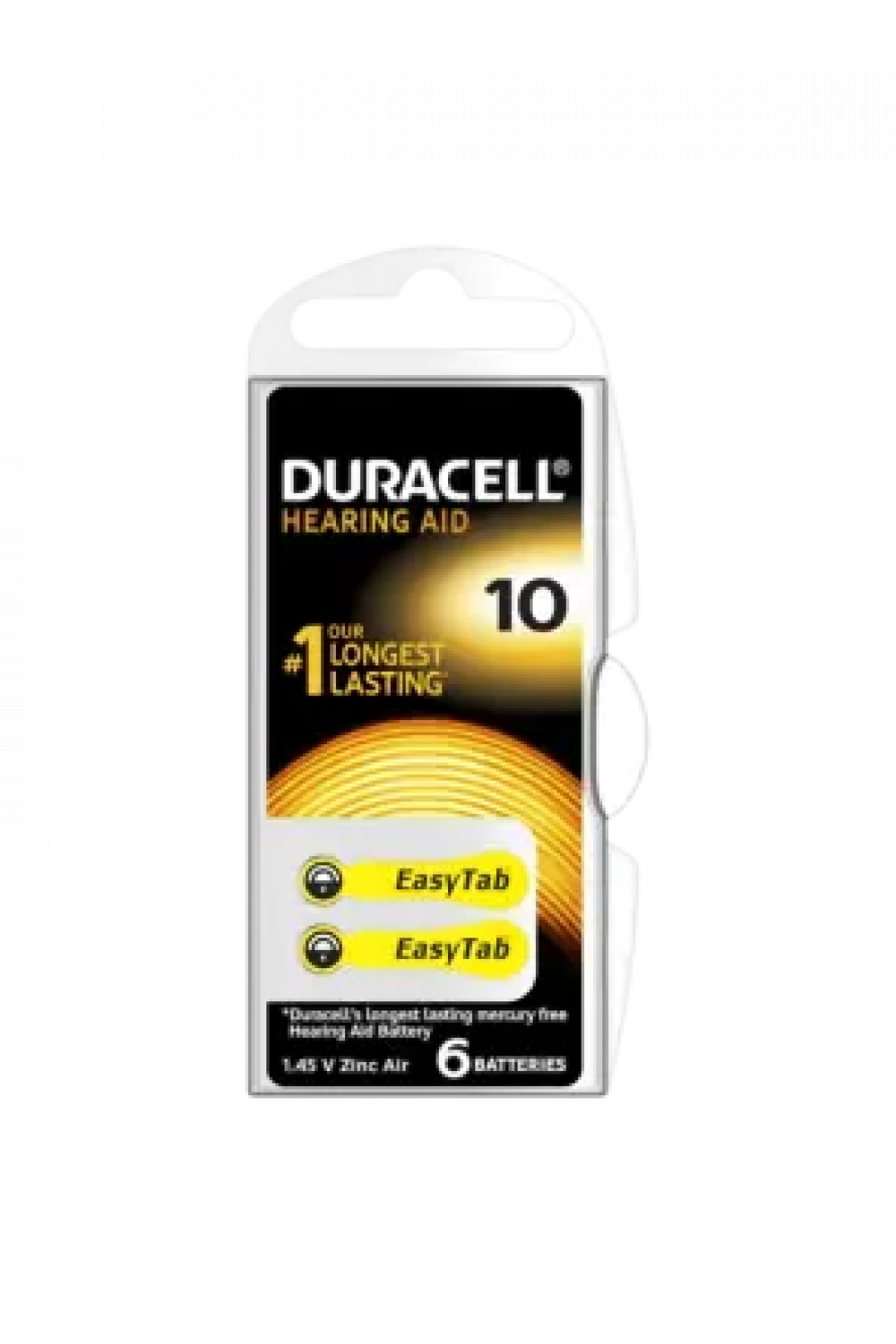 Duracell Activair İşitme Cihazı Pili 6lı No: 10