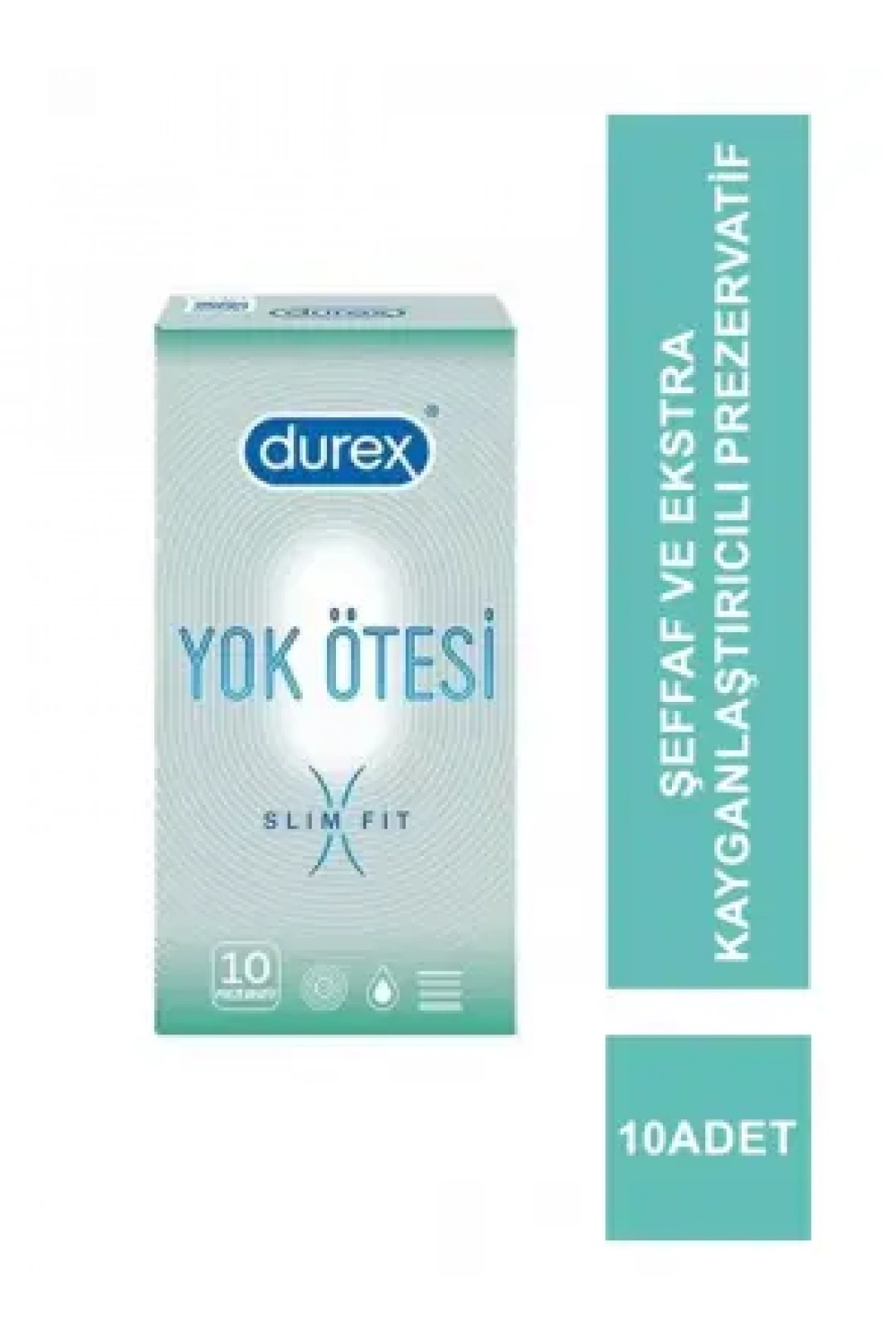 Durex Yok Ötesi Slim Fit Prezervatif 10 Adet