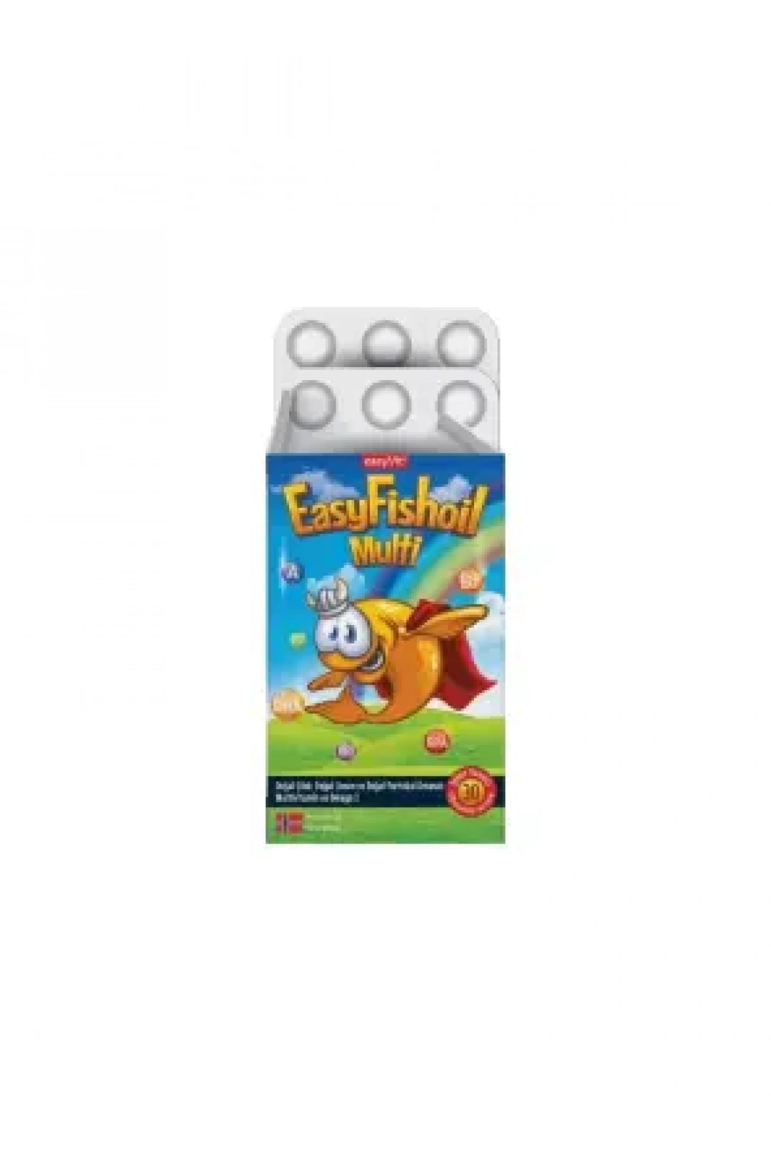 EasyFishoil Multi Omega 3 30 Çiğnenebilir Jel Tablet