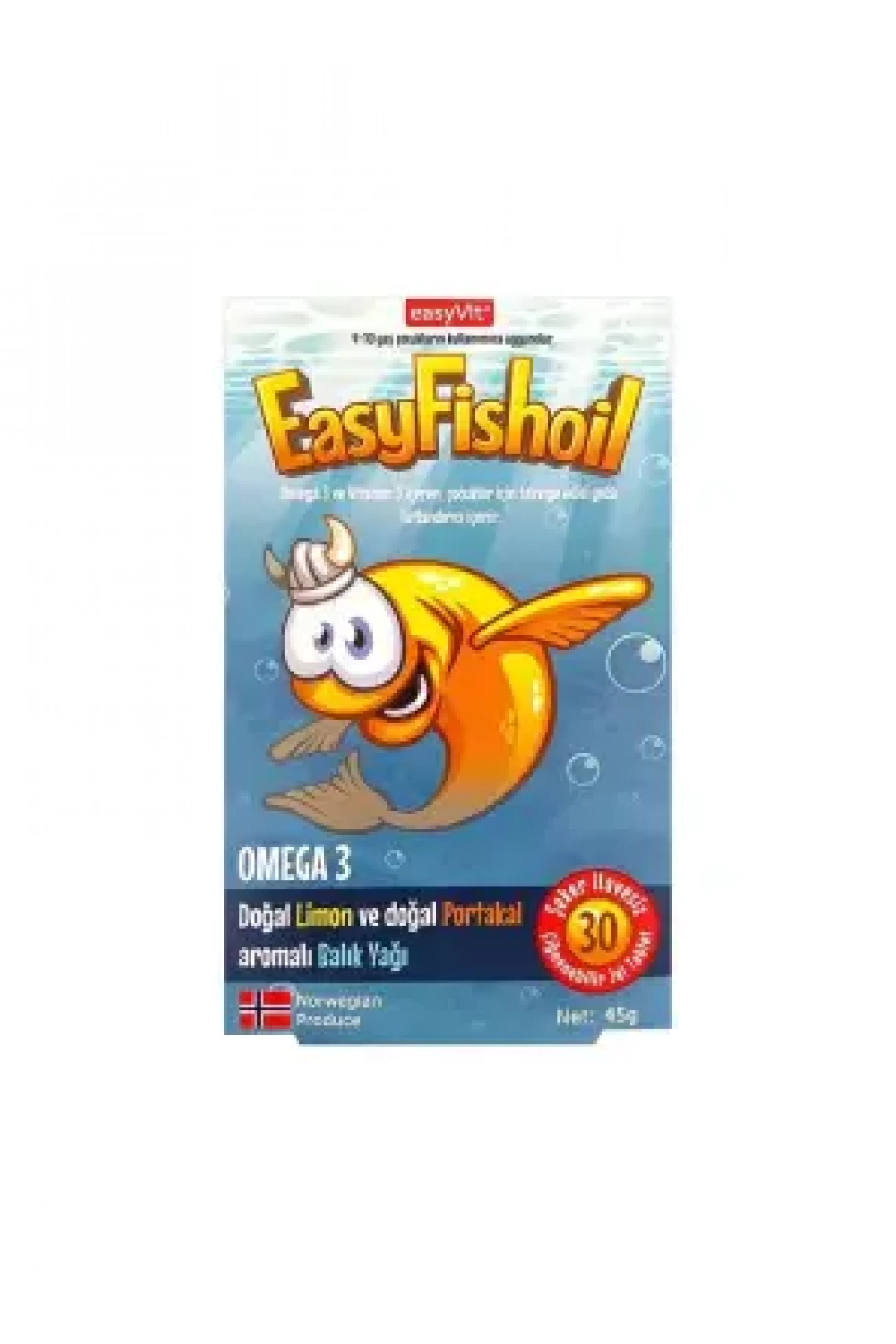 EasyFishoil Omega 3 Çocuk Çiğnenebilir 30 Jel Tablet
