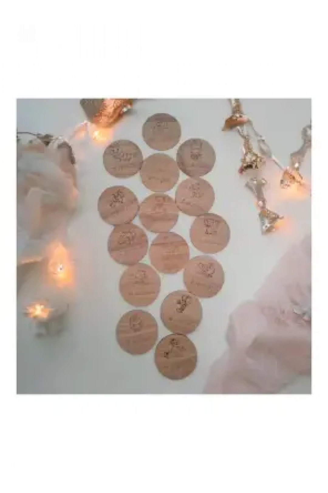 Ebruli Sanat Tasarım Bebek 12 Aylık Fotoğraf Kartları