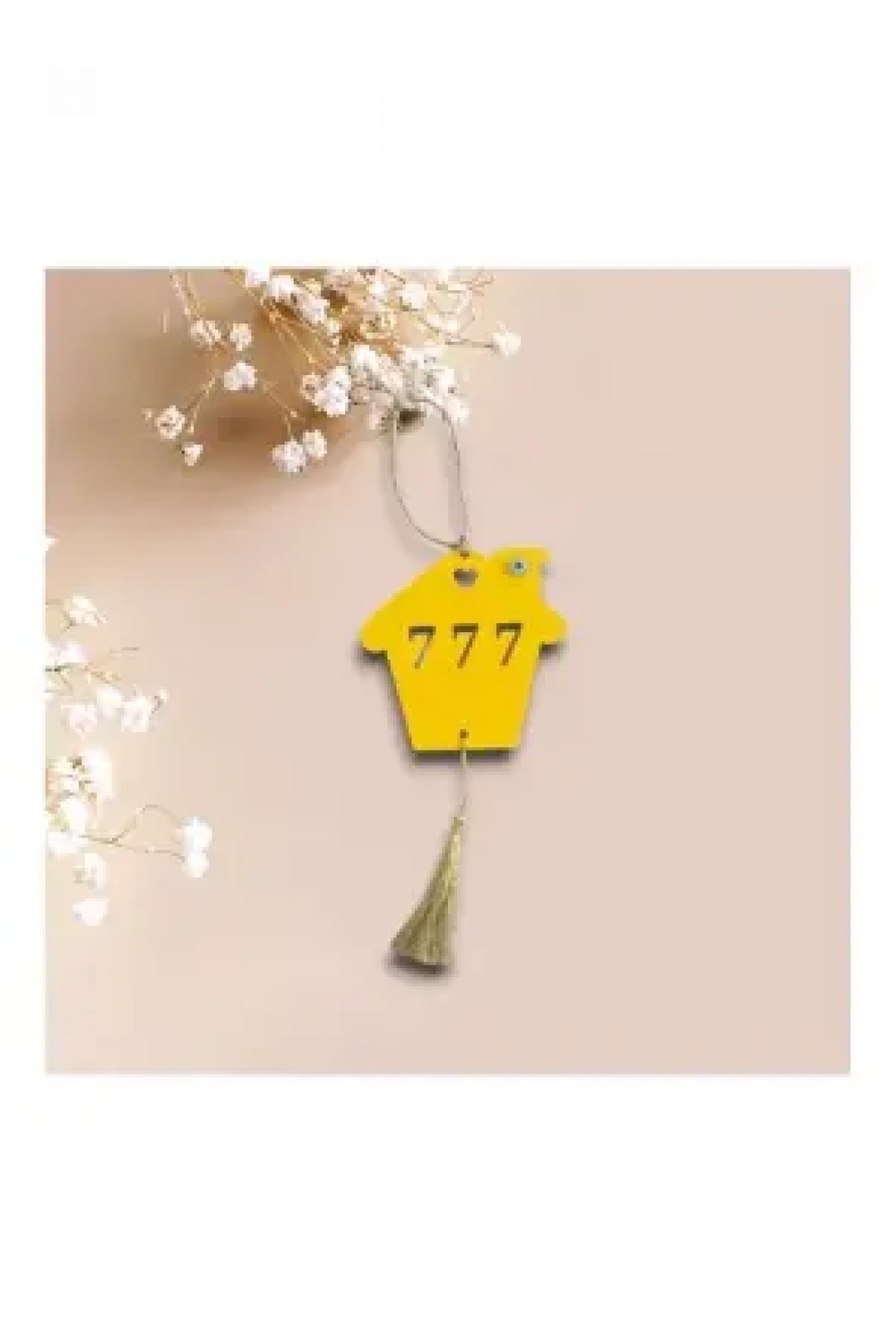 Ebruli Sanat Tasarım Dikiz Aynası Süsleri, Çok Amaçlı Süsler, Sayı Sekansları, Mucize, Bereket Bolluk, Yaşam Çiçeği