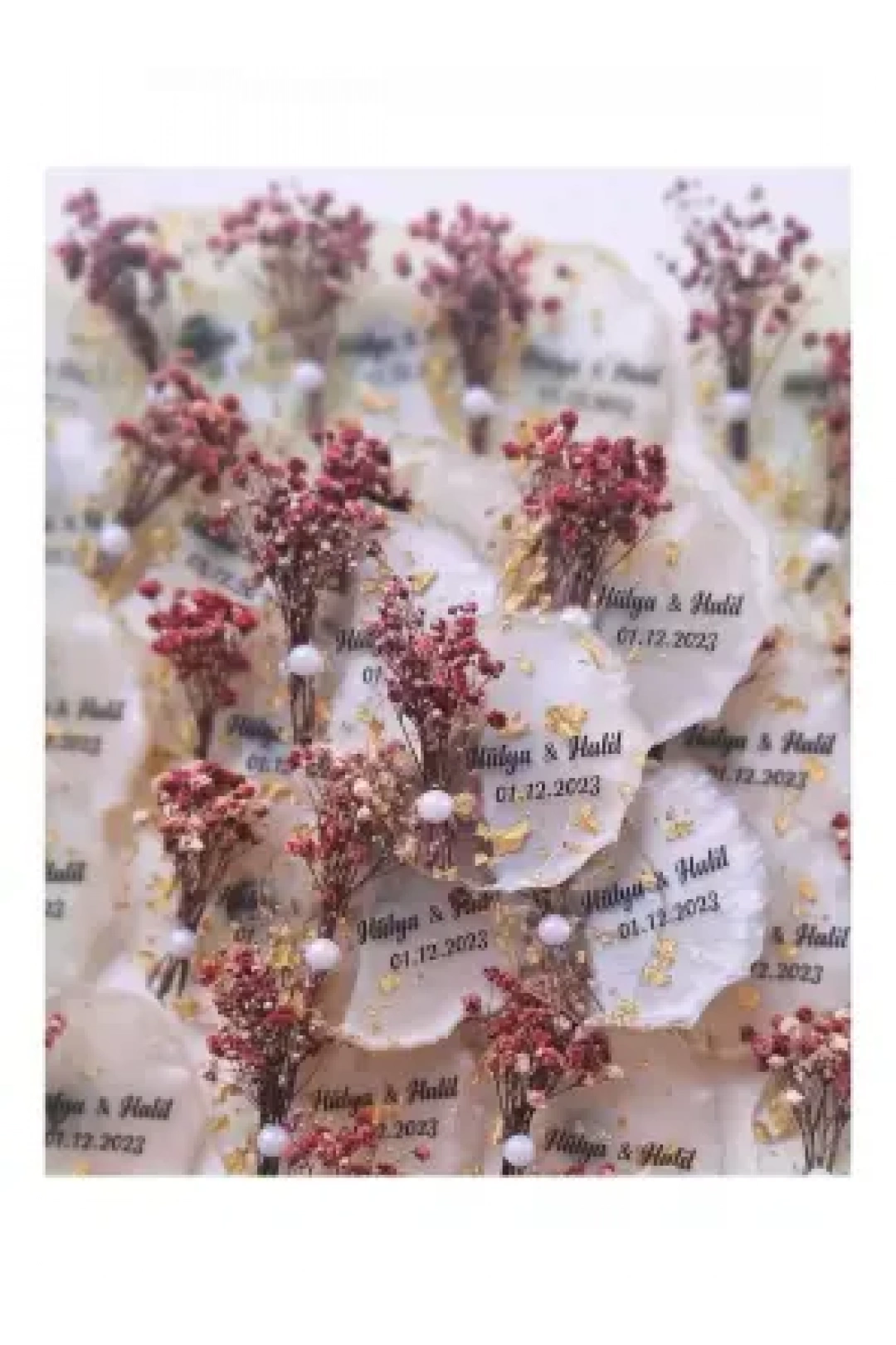 Ebruli Sanat Tasarım Epoksi Magnet 25 Adet