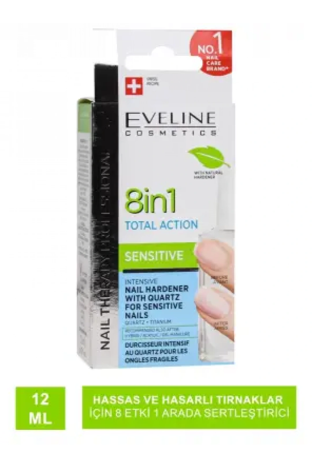 Eveline 8in1 Total Care - Yoğun Tırnak Sertleştirici - 12 ml