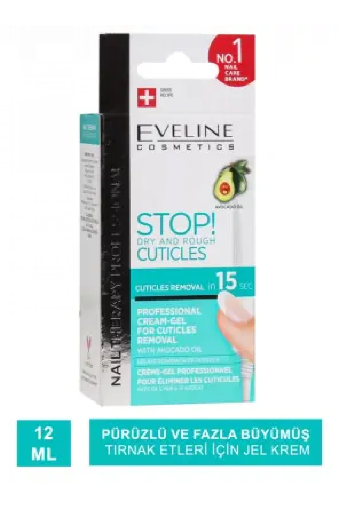 Eveline Stop Dry and Rough Cuticles - Kütikül Giderici Jel Krem - 12 ml