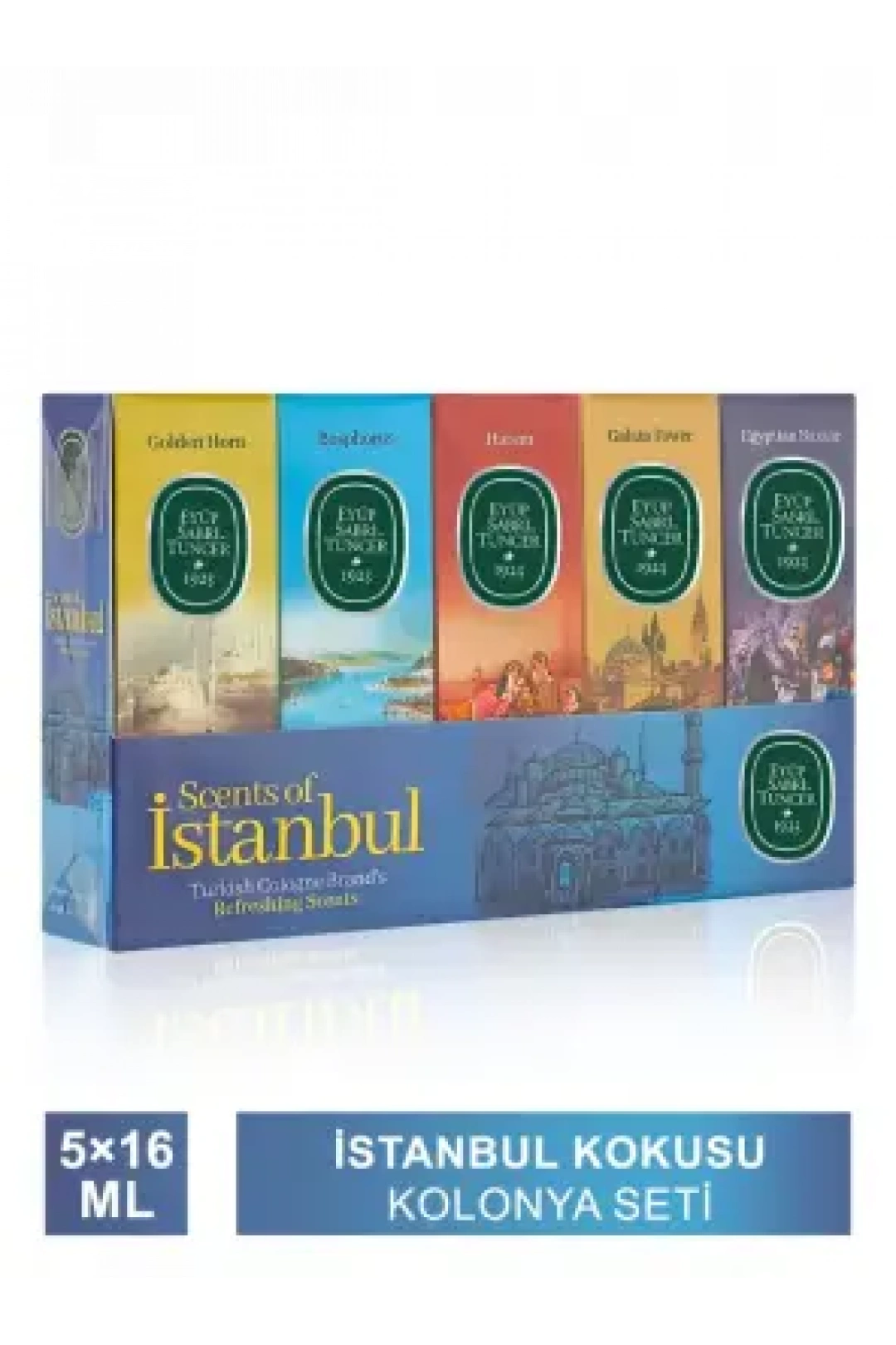 Eyüp Sabri Tuncer 5li 16 ml Kolonya - Scents of İstanbul