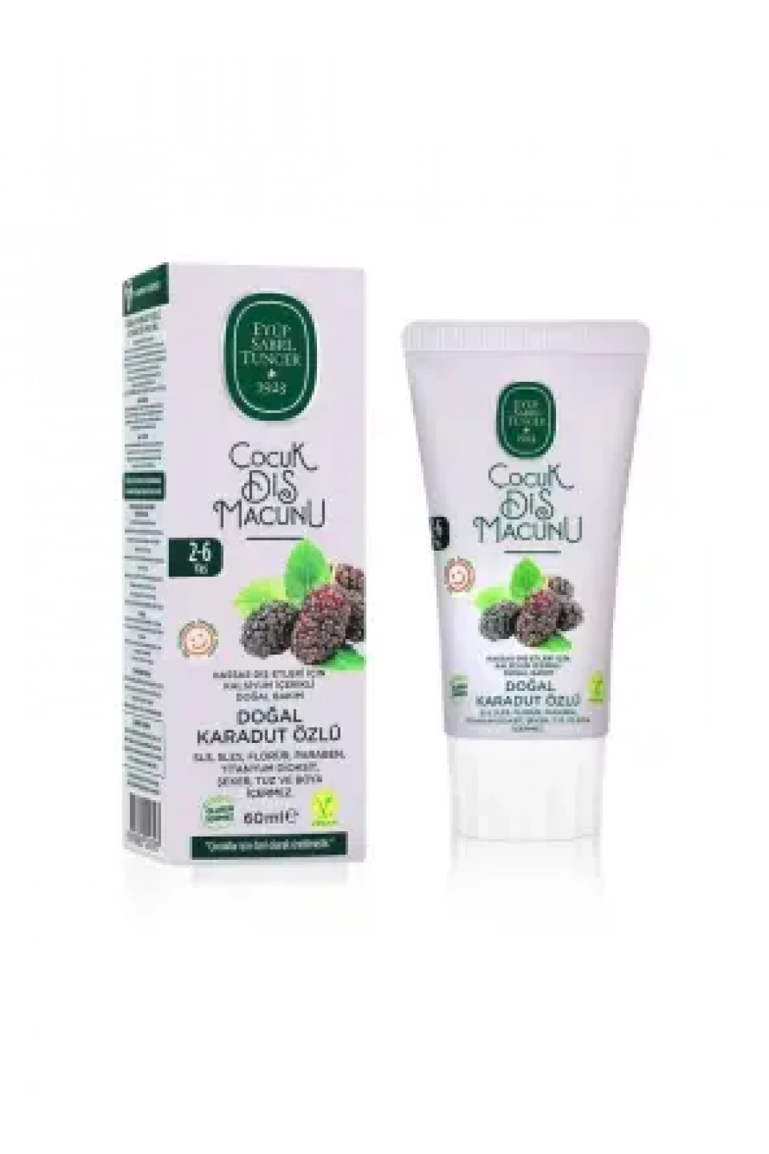 Eyüp Sabri Tuncer Doğal Karadut Özlü Çocuk Diş Macunu 60 ml