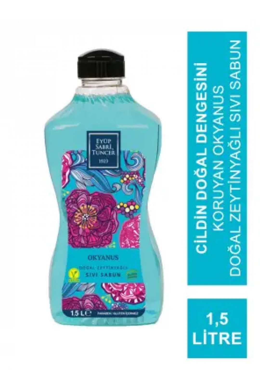 Eyüp Sabri Tuncer Zeytinyağlı Sıvı Sabun Okyanus 1,5 Lt