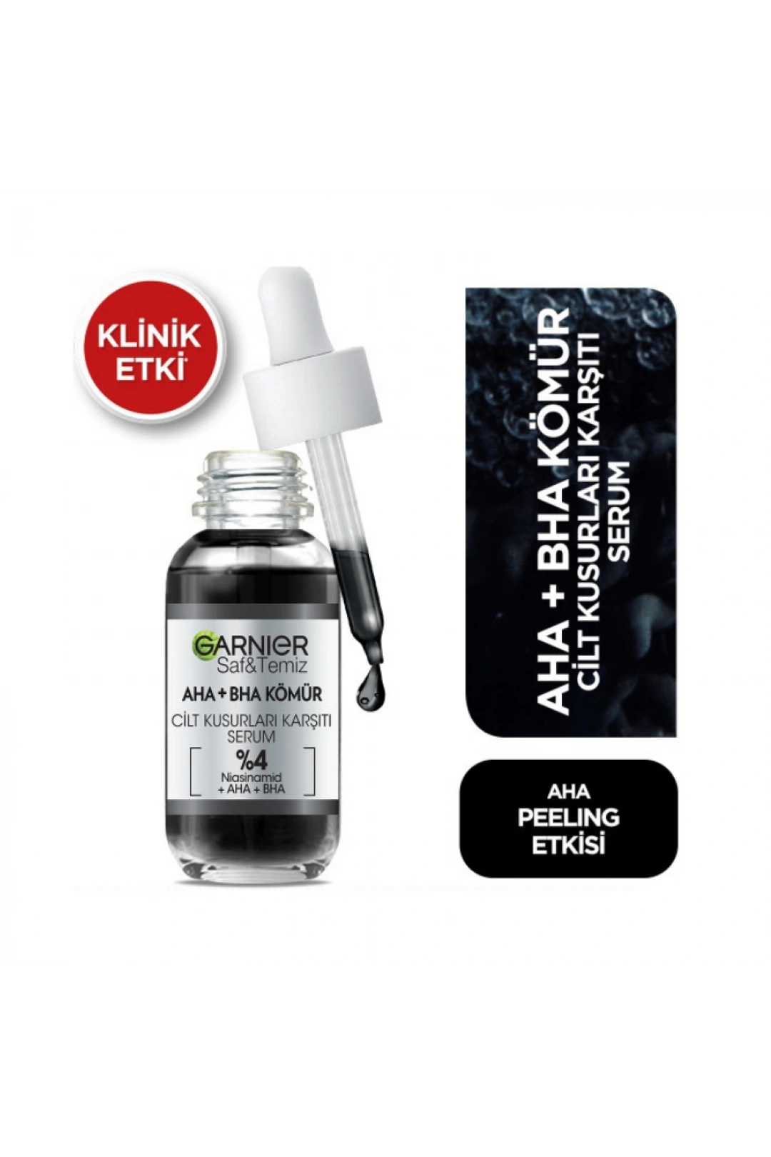 Garnier Aha+Bha Kömür Cilt Kusurları Karşıtı Serum %4 30 ml