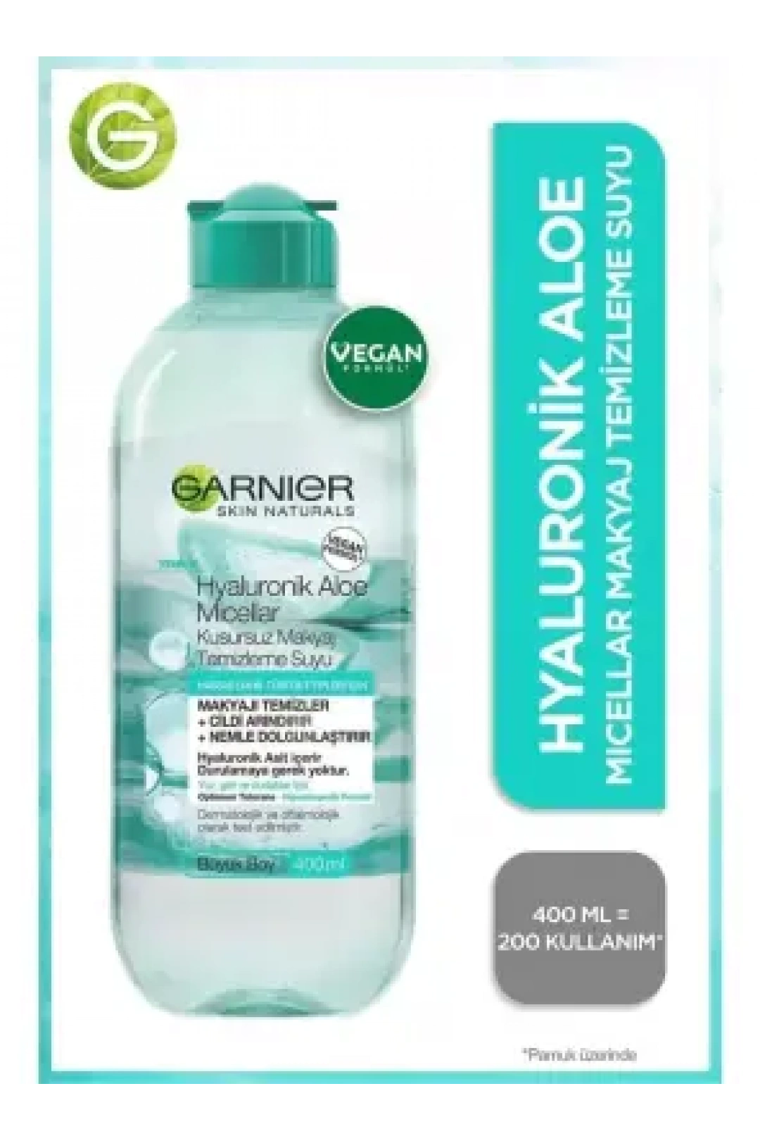 Garnier Hyaluronik Aloe Miceller Makyaj Temizleme Suyu 400 ml
