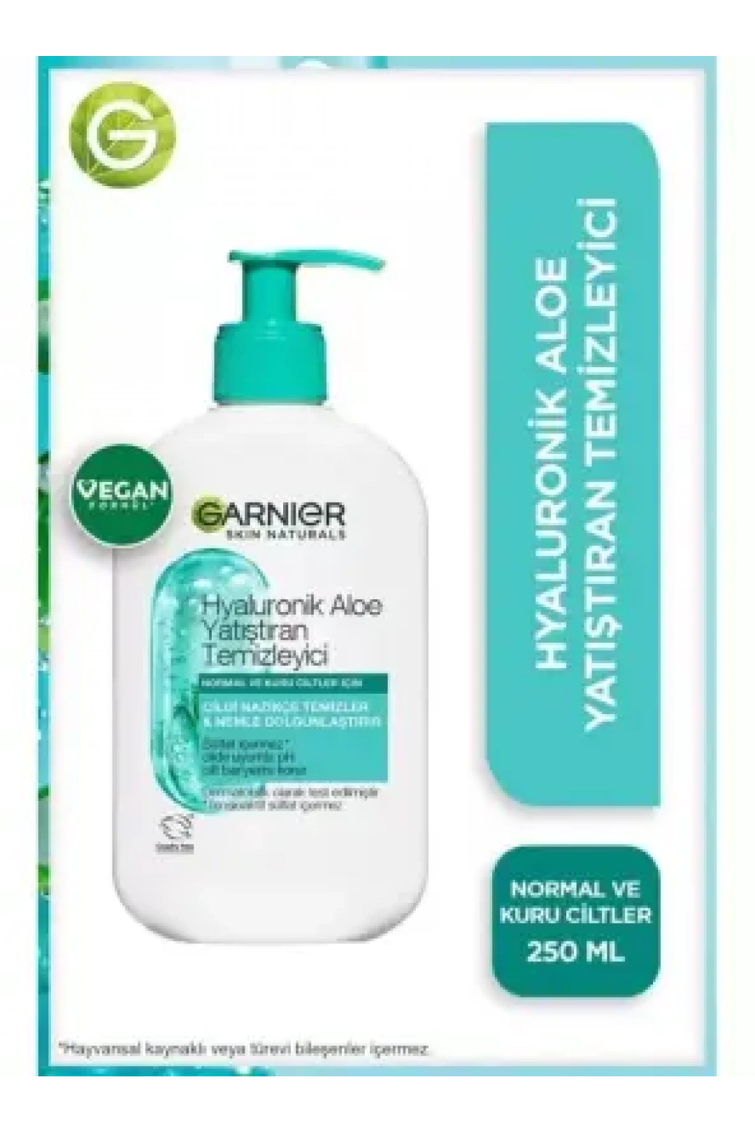 Garnier Hyaluronik Aloe Yatıştıran Temizleyici - Normal & Kuru Ciltler - 250 ml