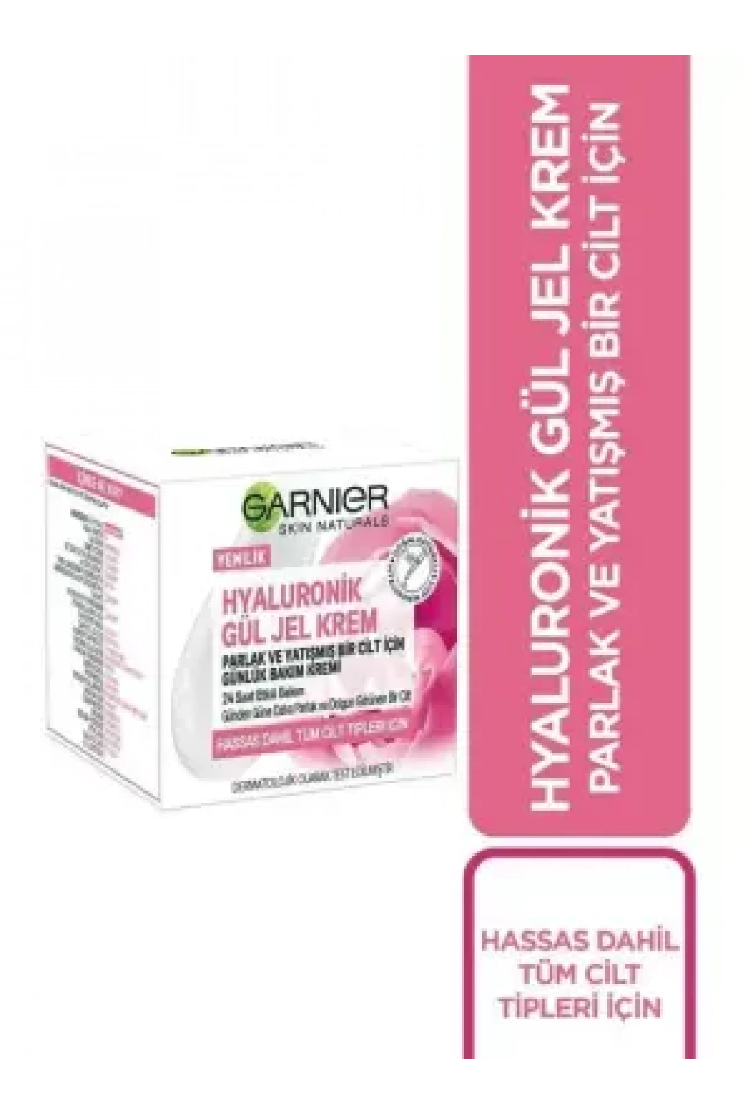 Garnier Hyaluronik Gül Jel Krem - Parlak ve Yatışmış Bir Cilt İçin Günlük Bakım Kremi - 50 ml