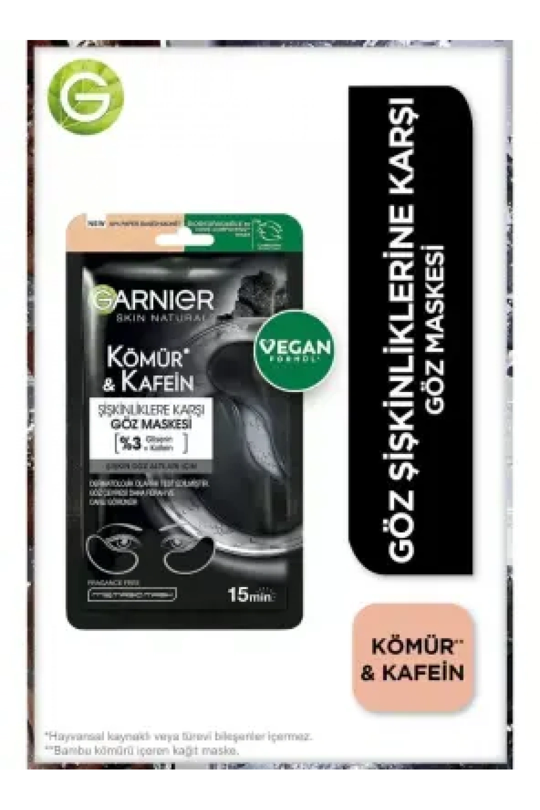 Garnier Kömür&Caffein Göz Maskesi 5gr